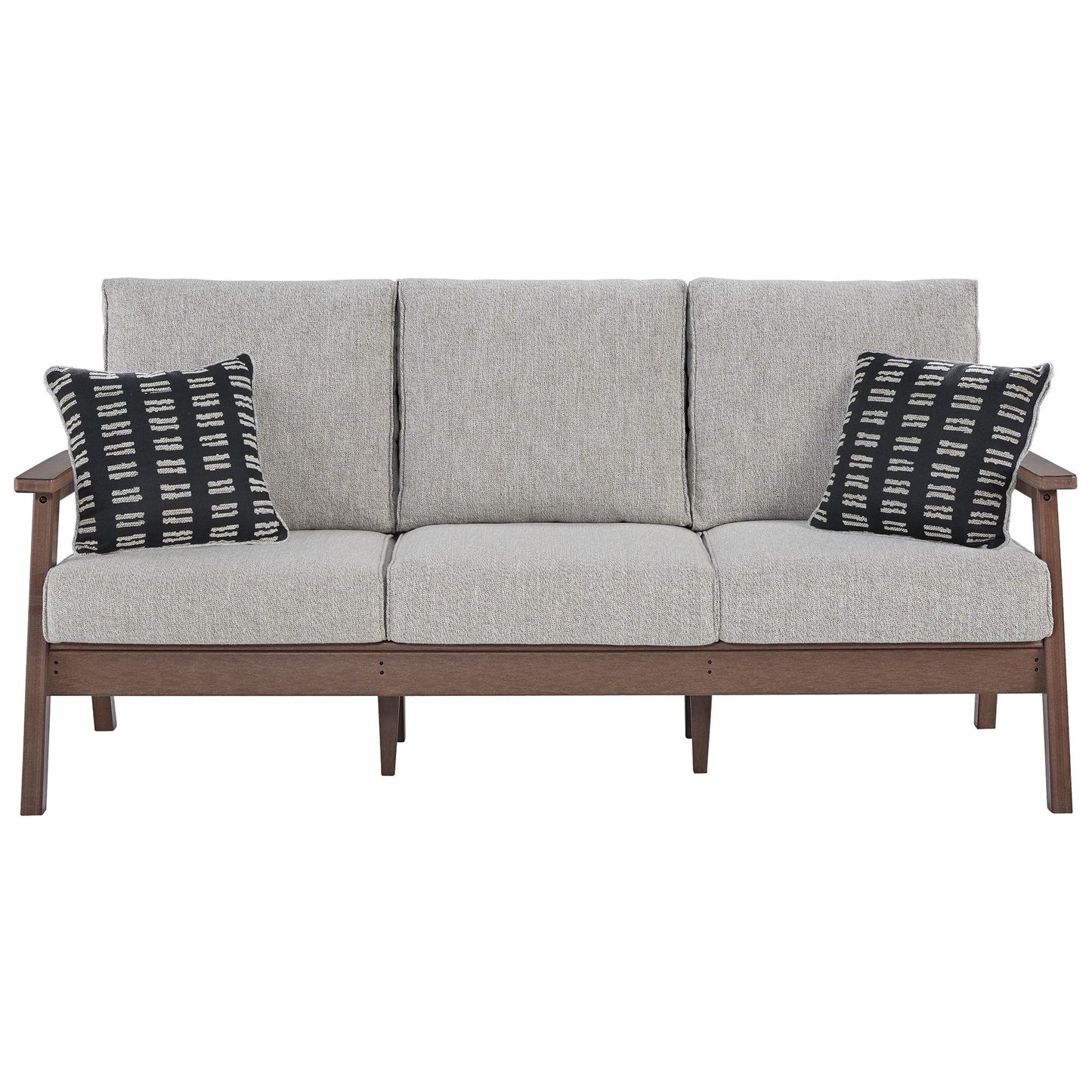 Emmeline - Brown / Beige - Sofa With Cushion