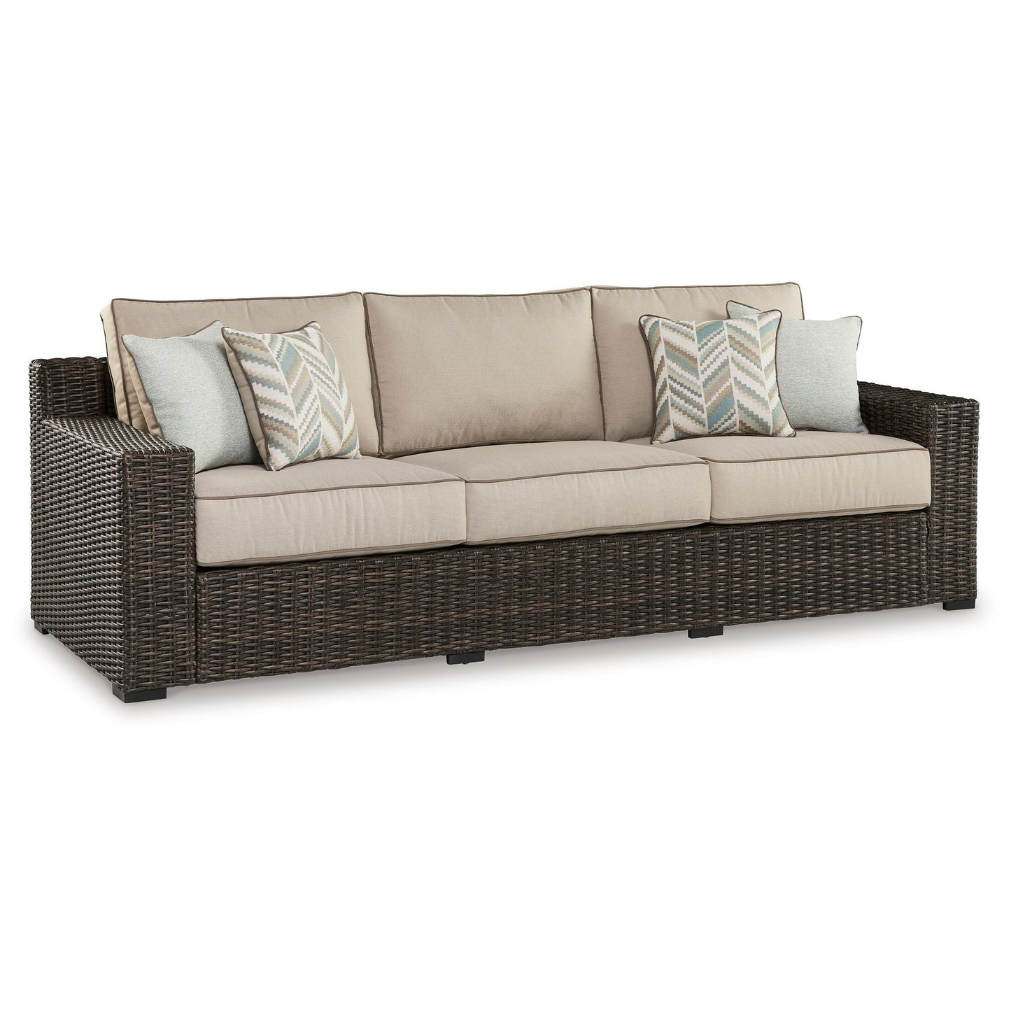 Coastline Bay - Brown - Sofa With Cushion