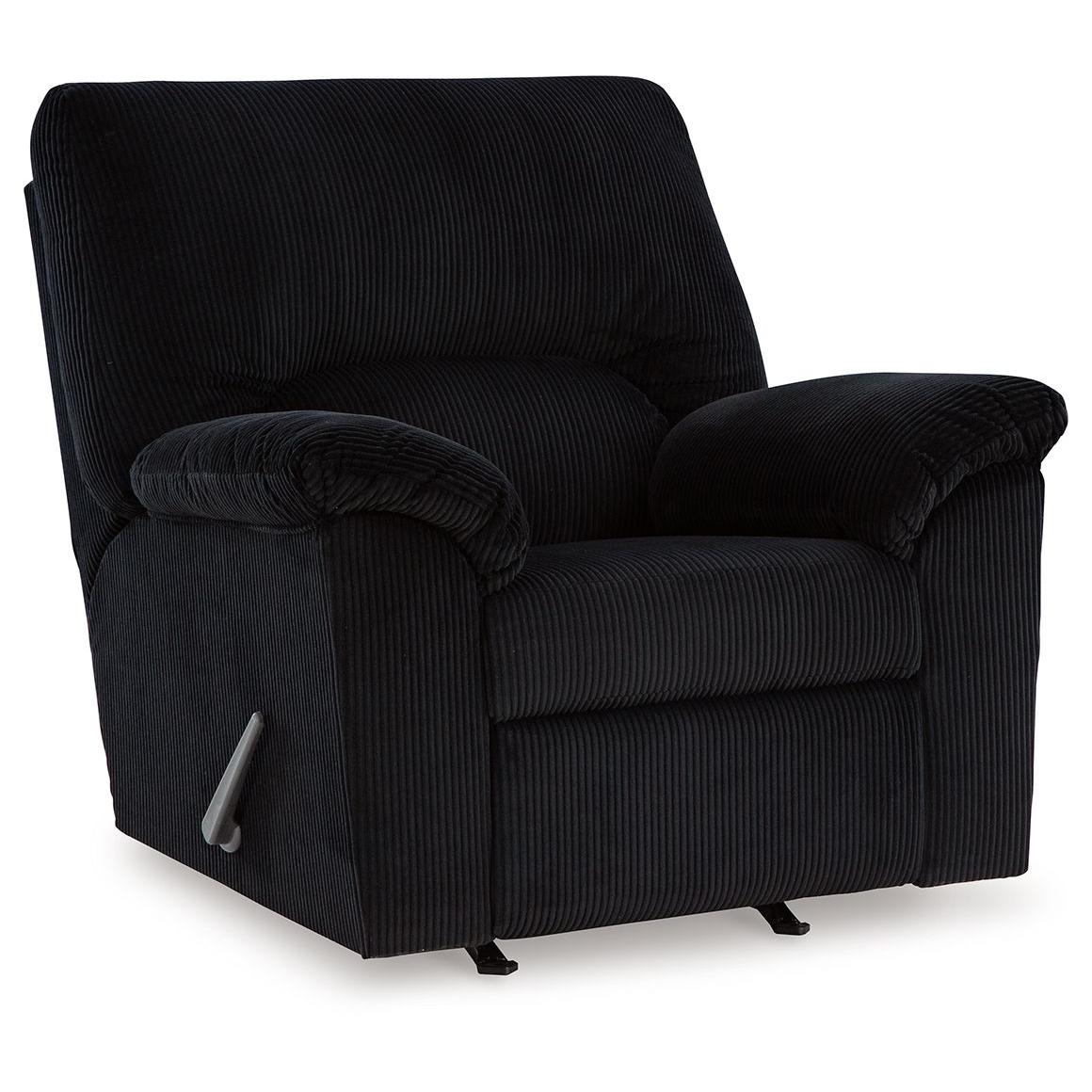 Simplejoy - Onyx - Rocker Recliner - Fabric