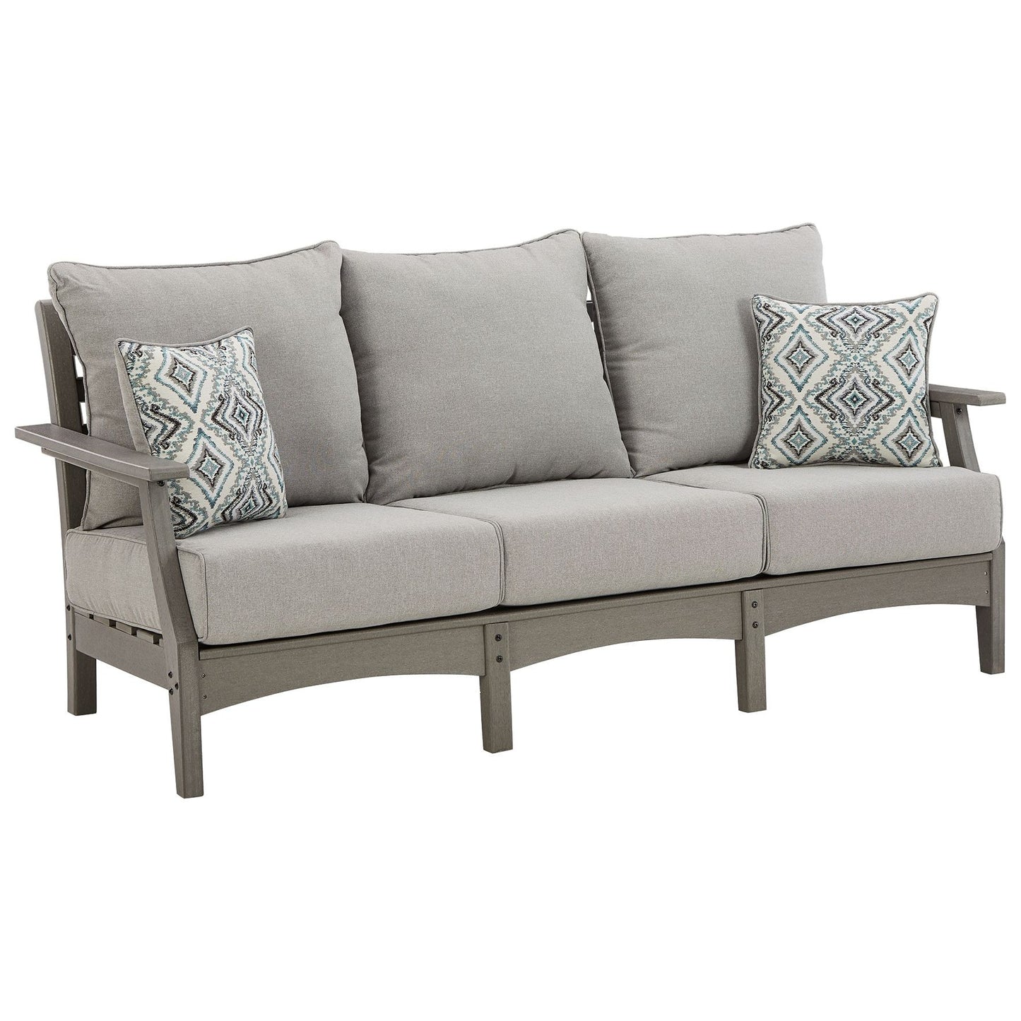 Visola - Gray - Sofa With Cushion