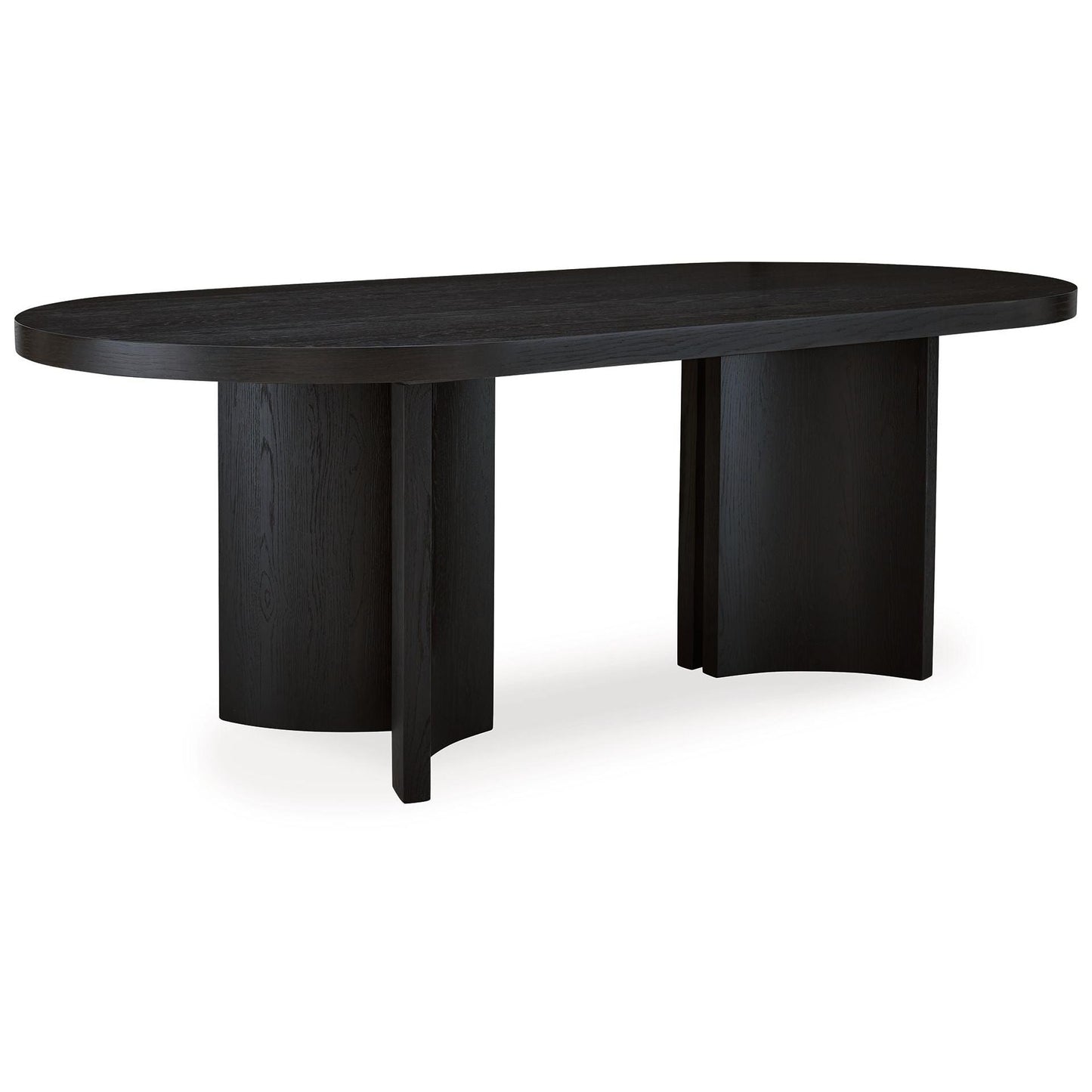 Rowanbeck - Black - Oval Dining Room Table