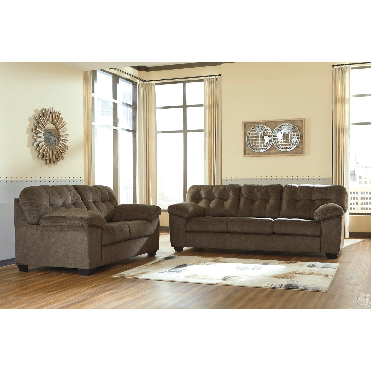 ACCRINGTON LOVESEAT- EARTH