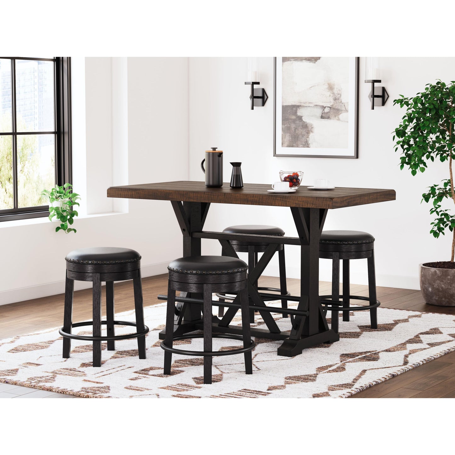 Valebeck - Counter Height Table Set