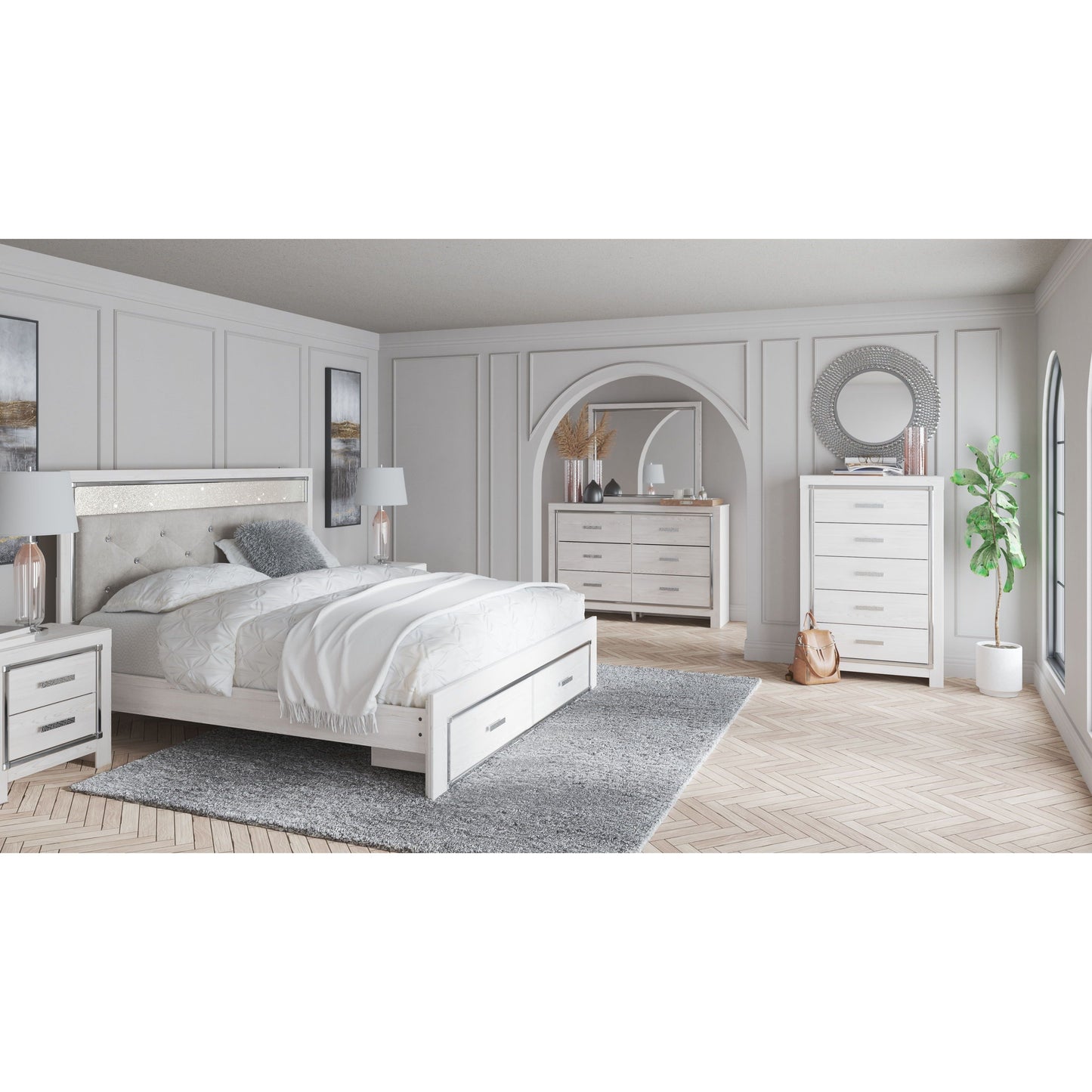 Altyra - Upholstered Storage Bedroom Set