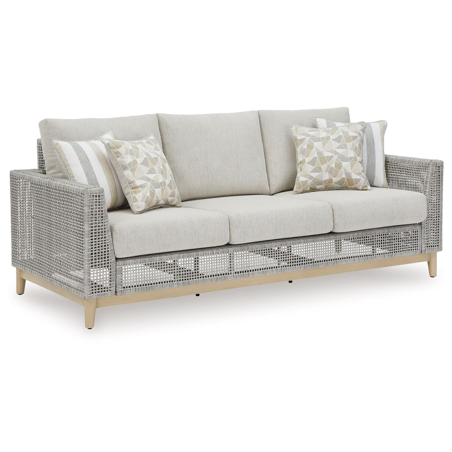 Seton Creek - Gray - Sofa With Cushion