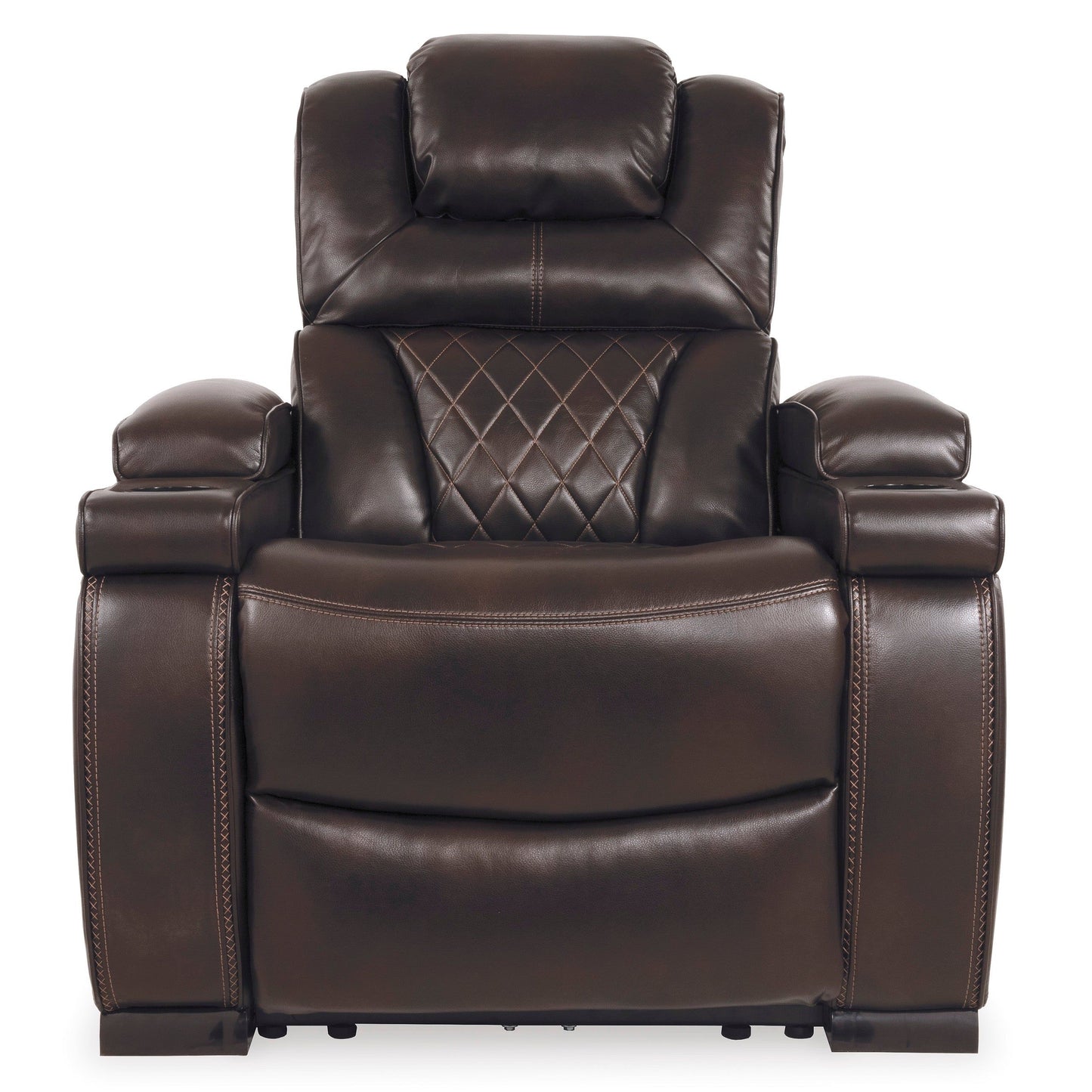 WARNERTON POWER RECLINER CHAIR - CHOCOLATE