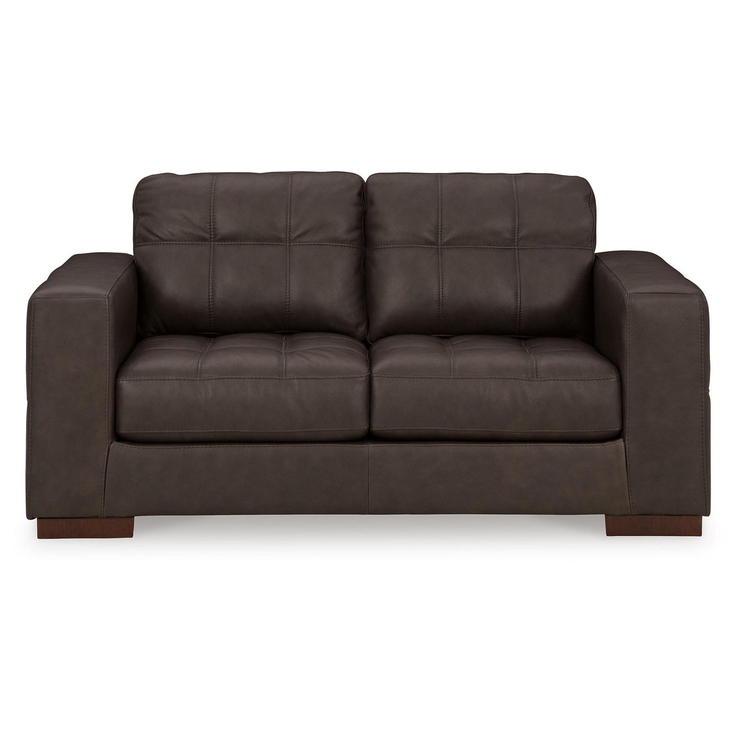 Luigi - Thunder - Loveseat - Leather Match