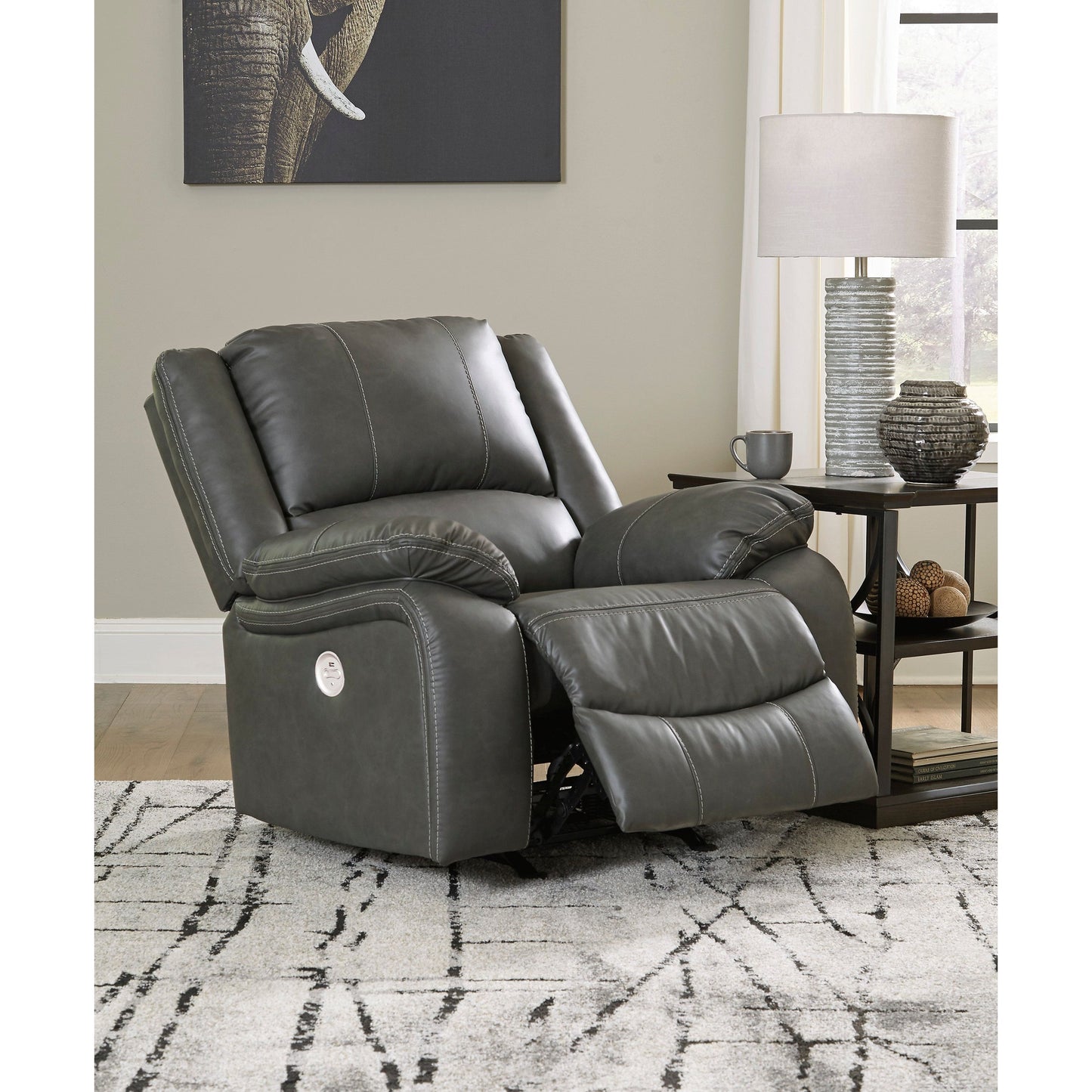 CALDERWELL POWER RECLINER - GRAY