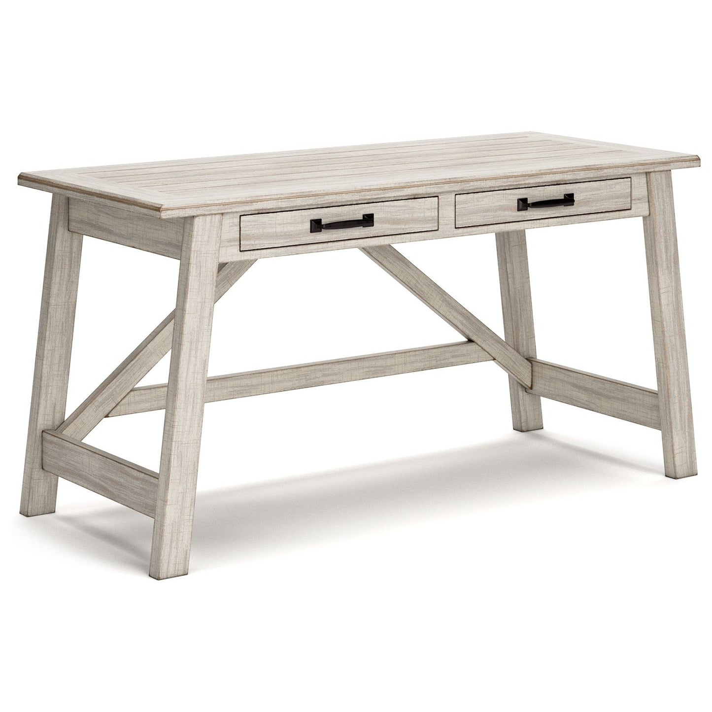 Carynhurst - Whitewash - Home Office Large Leg Desk