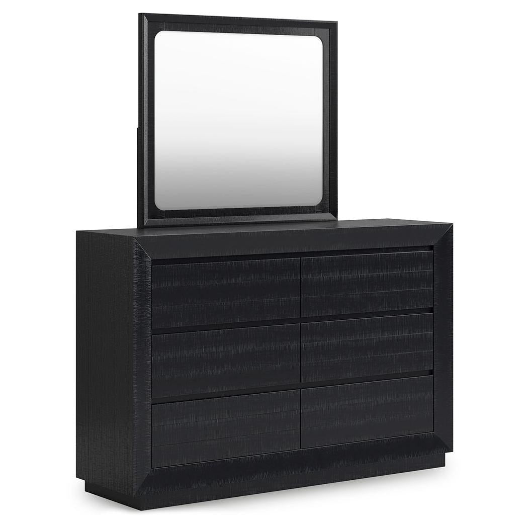 Londer - Black - Dresser And Mirror