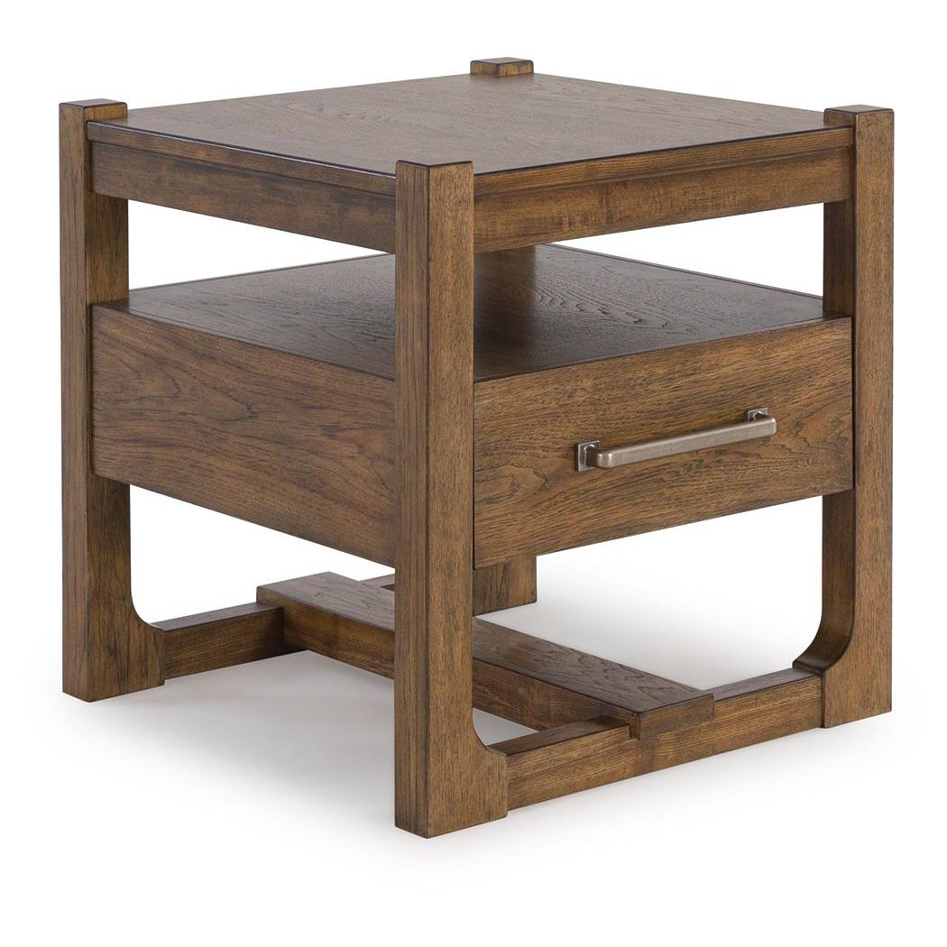 Cabalynn - Light Brown - Square End Table
