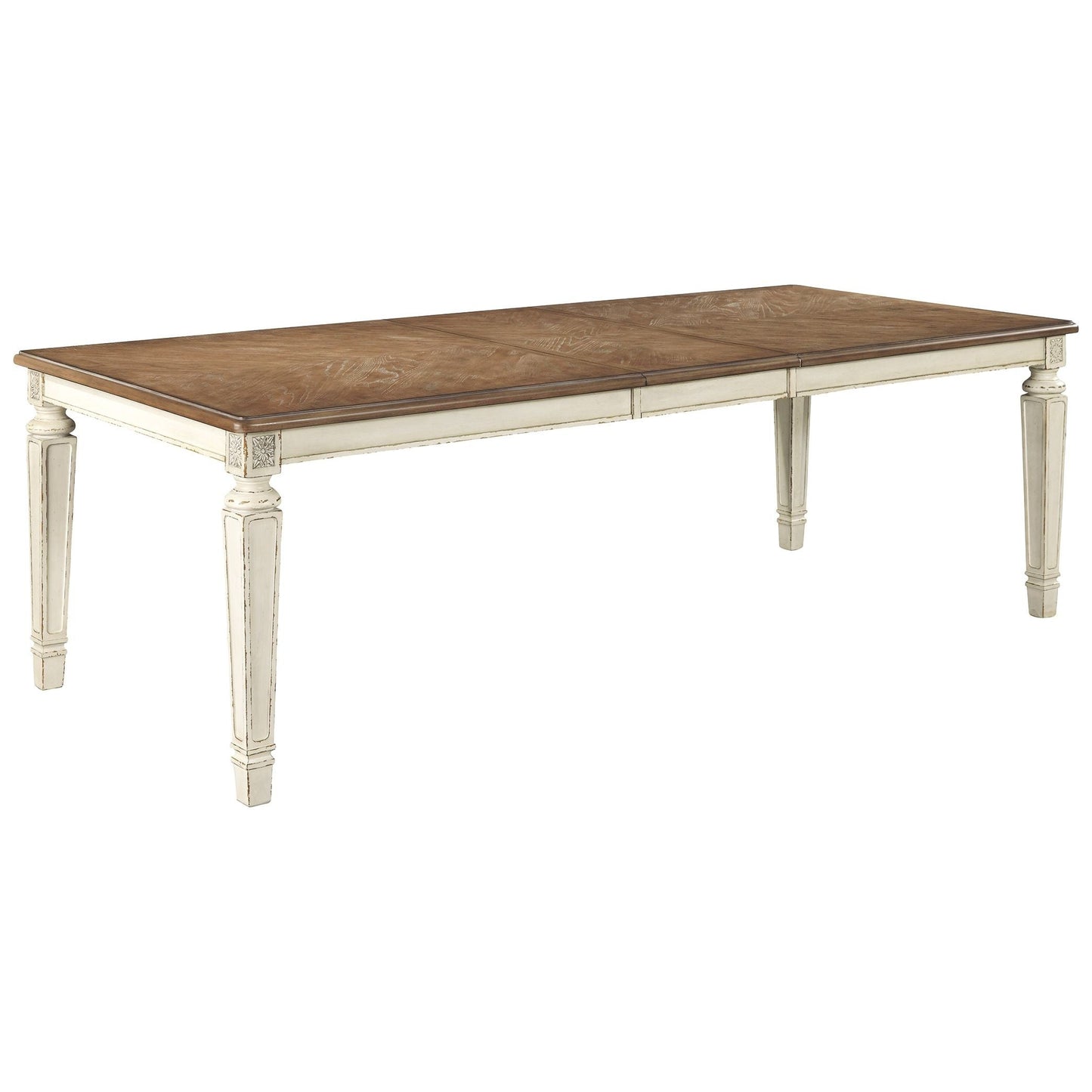Realyn - Chipped White - Rectangular Dining Room Extension Table