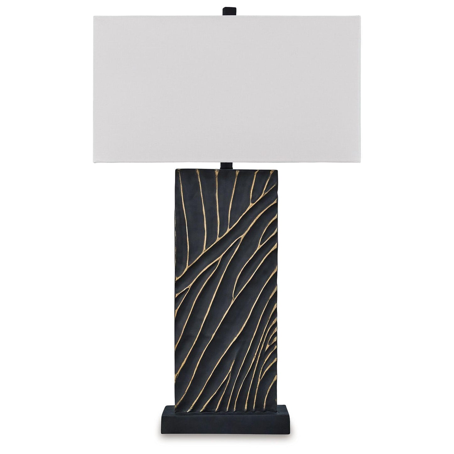 Bartlen - Black / Gold Finish - Poly Table Lamp