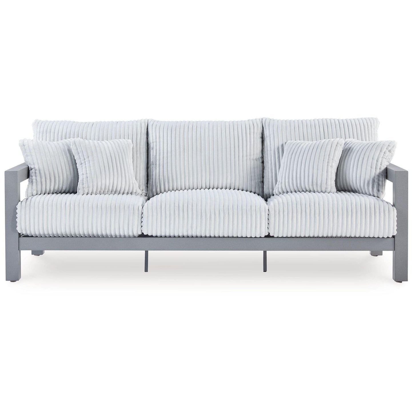 Hurley Park - Gray - Sofa With Cushion