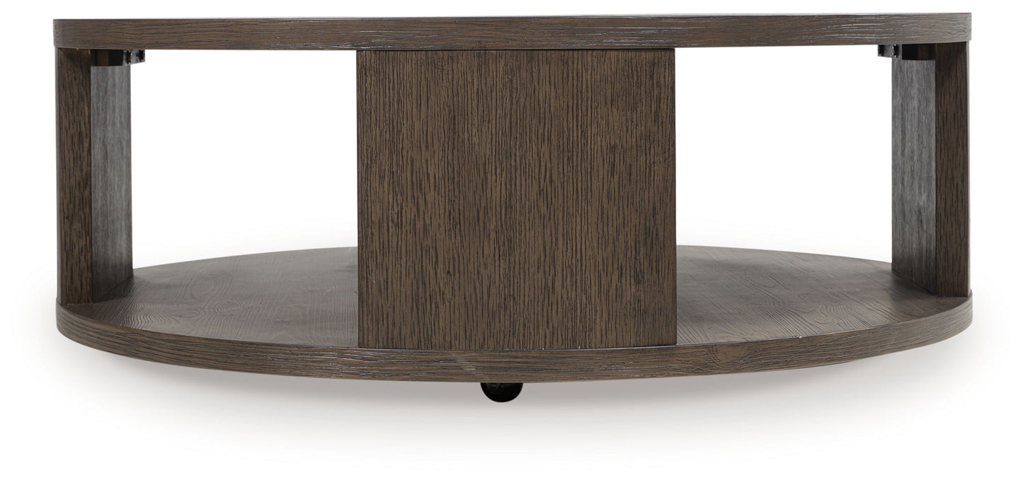 Neo - Rich Brown - Round Cocktail Table