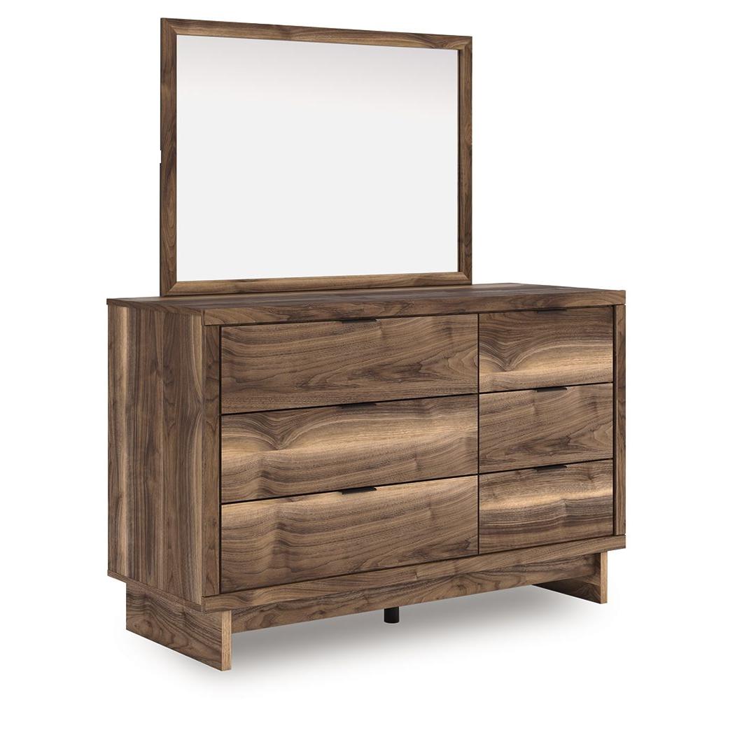 Chirason - Dresser And Mirror - Brown