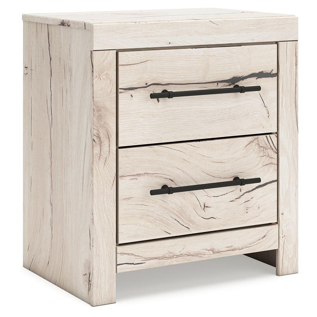 Lawroy - Light Natural - Two Drawer Night Stand