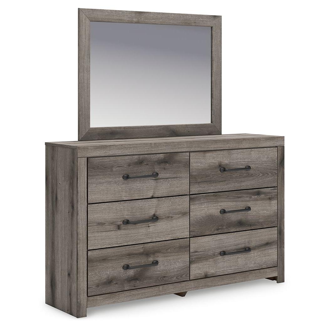 Graystorm - Dresser And Mirror - Brown Gray
