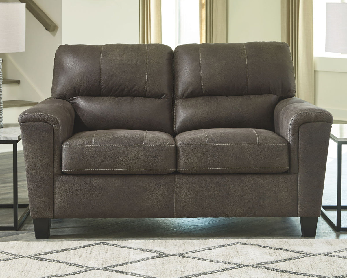 Navi - Loveseat - Smoke - Fraser Furniture & Mattresses