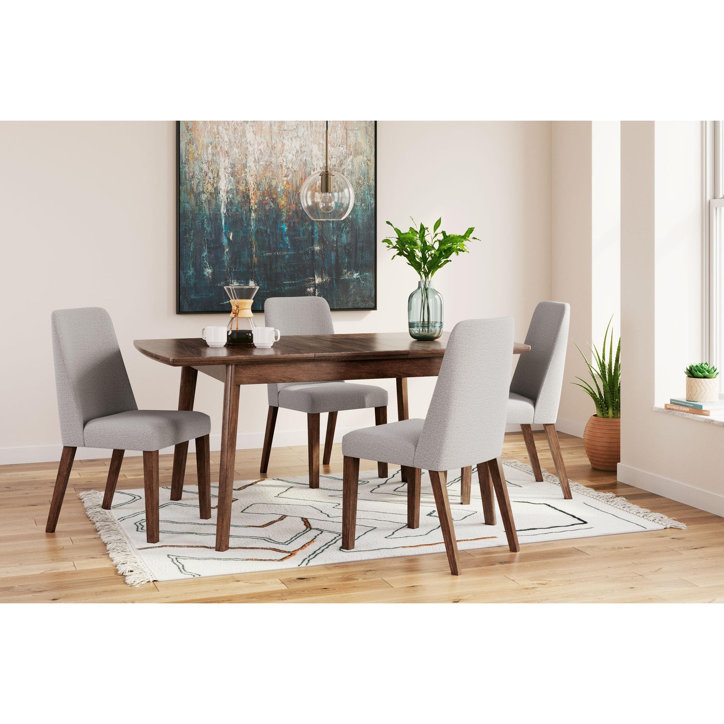 Lyncott - Butterfly Extension Table Set