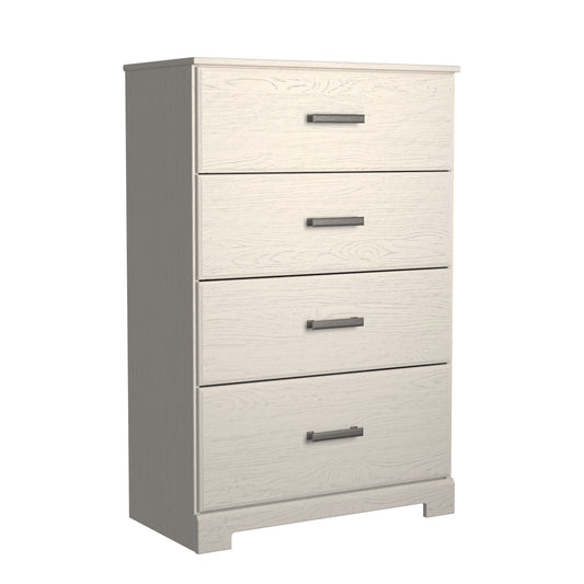 Stelsie - White - Four Drawer Chest