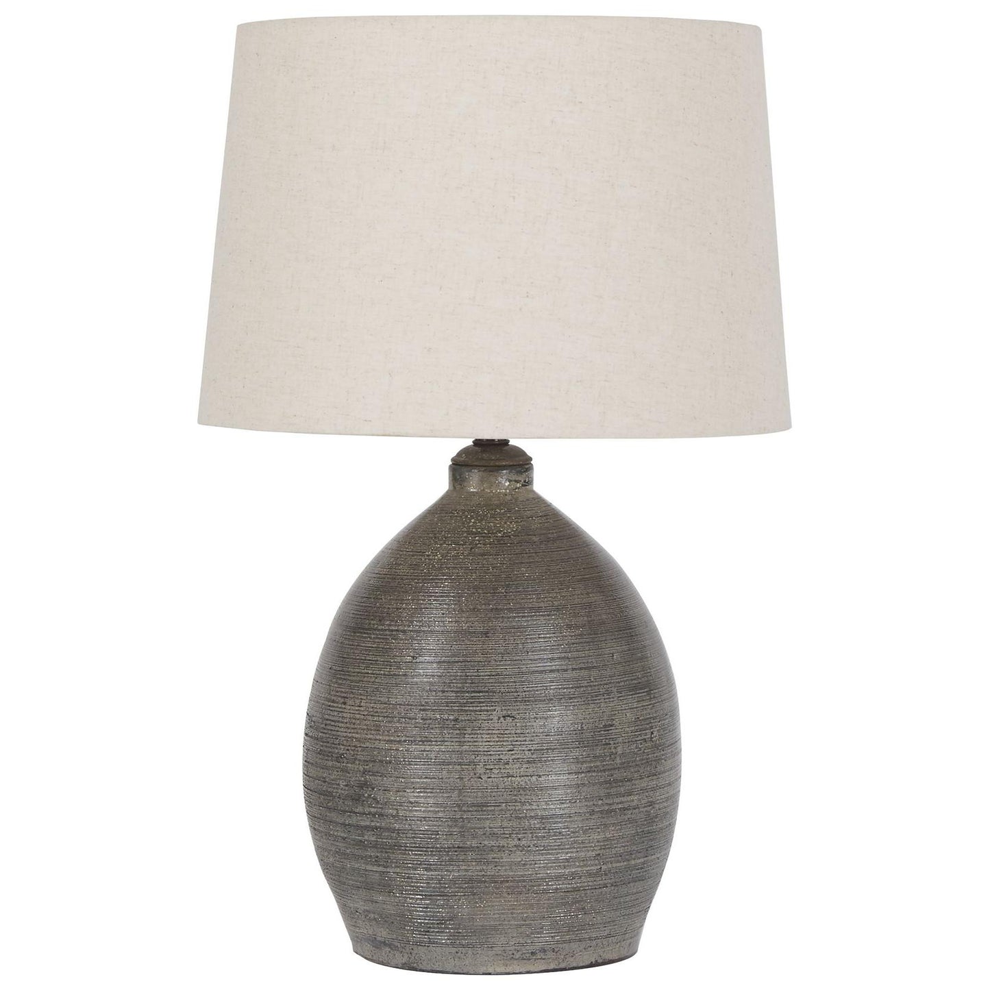 Joyelle - Gray - Terracotta Table Lamp
