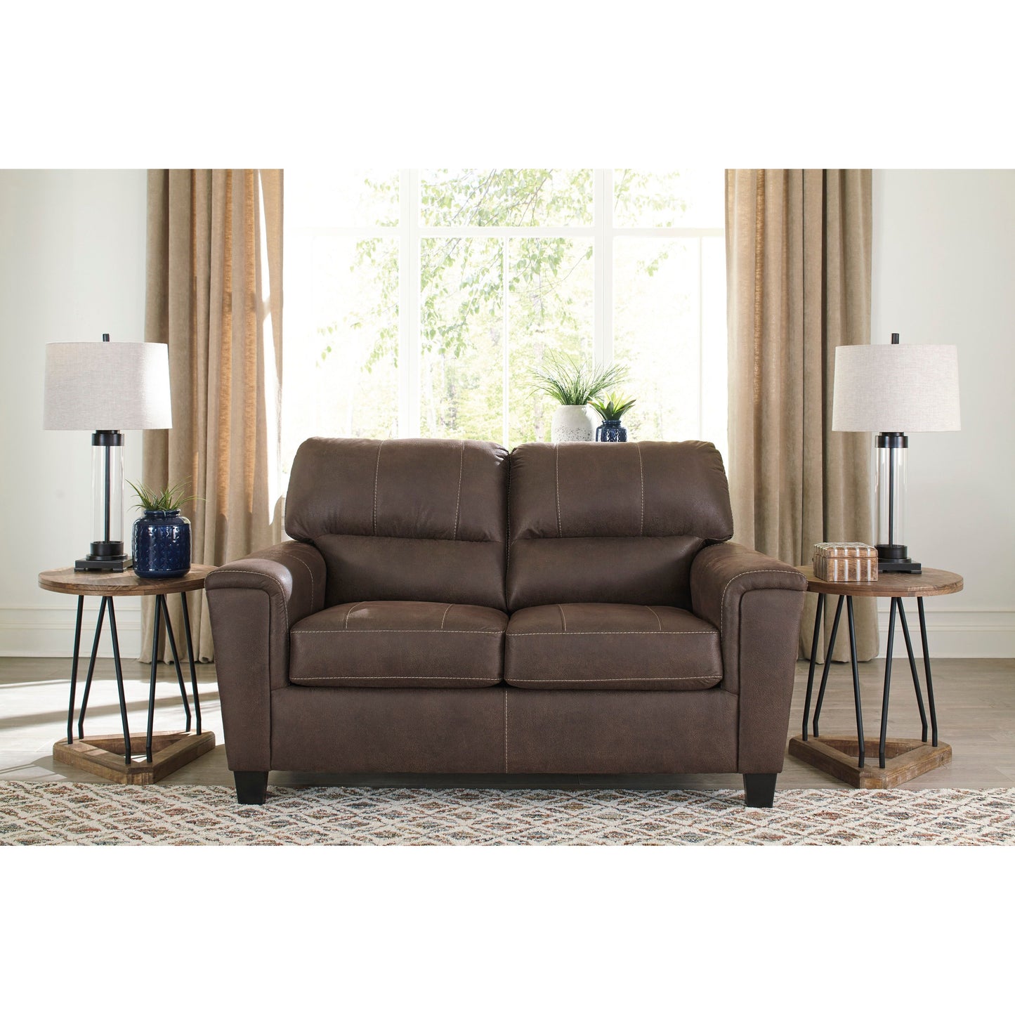 NAVI LOVESEAT - CHESTNUT