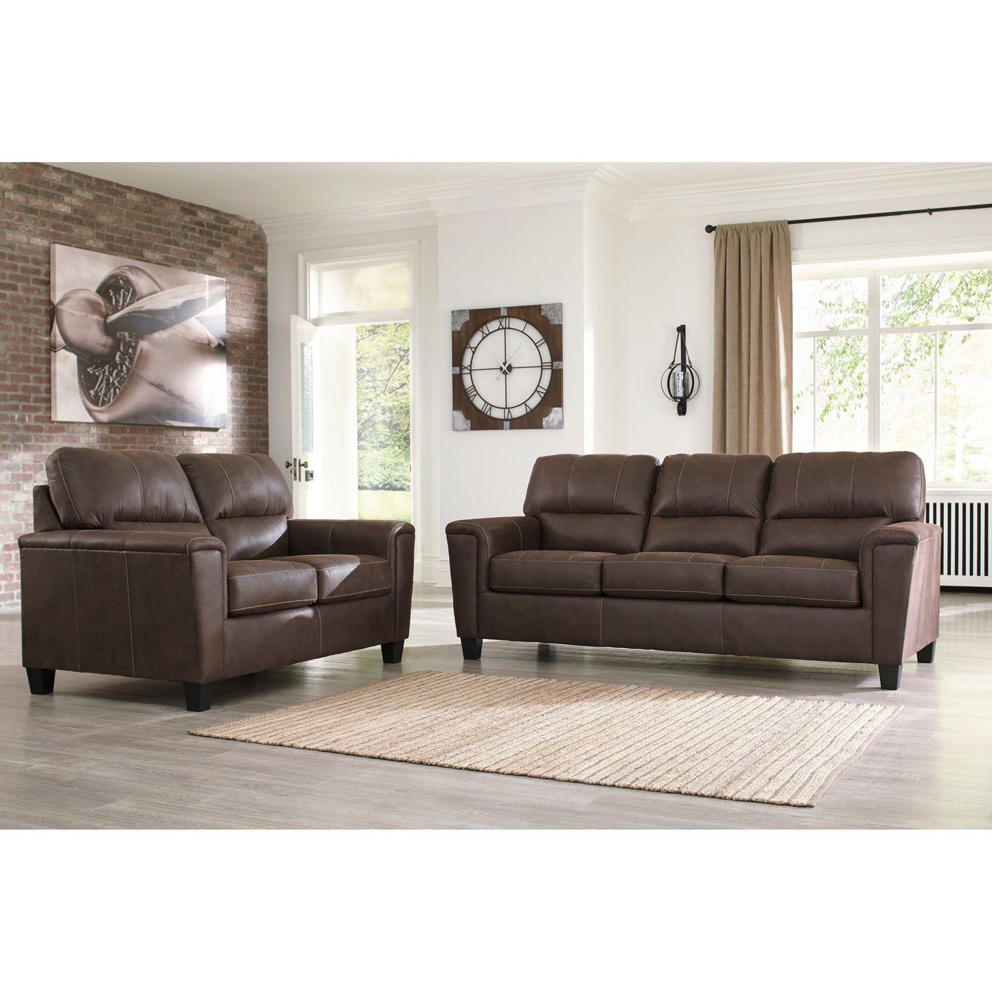 NAVI LOVESEAT - CHESTNUT
