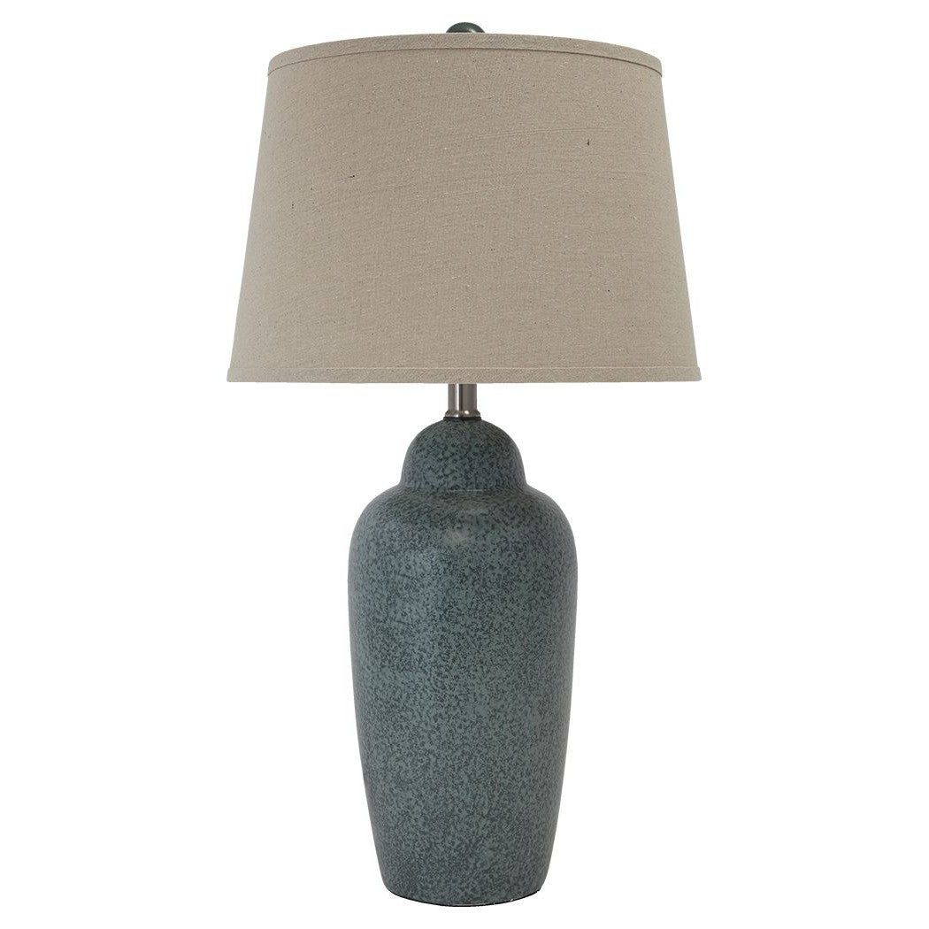 Saher - Green - Ceramic Table Lamp - Earthy Ceramic