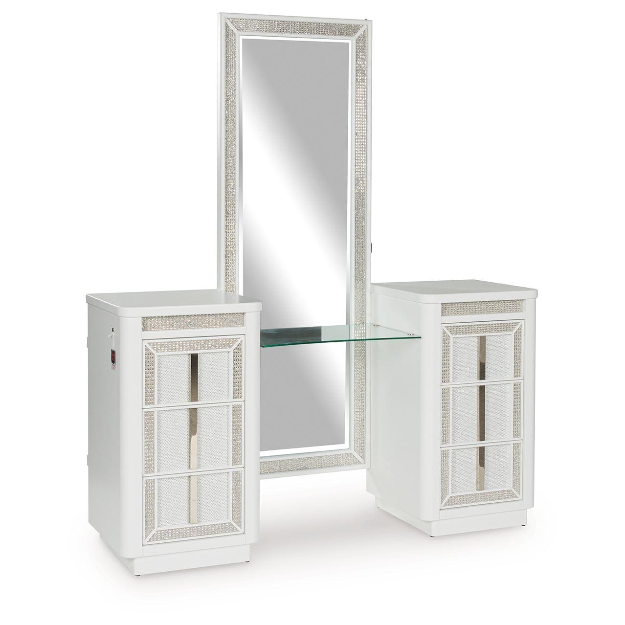Chalanna - White - Vanity With Mirror