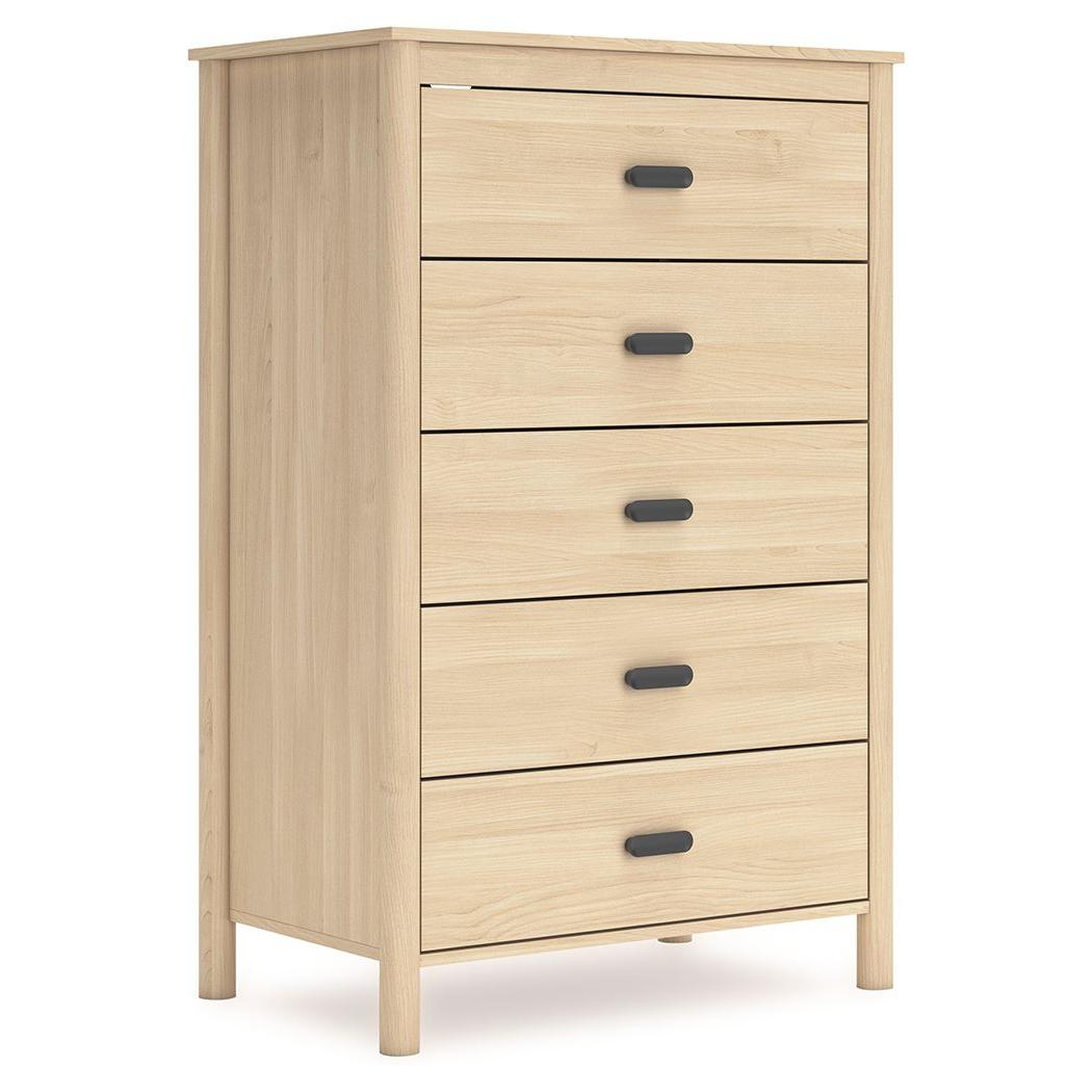 Cabinella - Tan - Five Drawer Chest