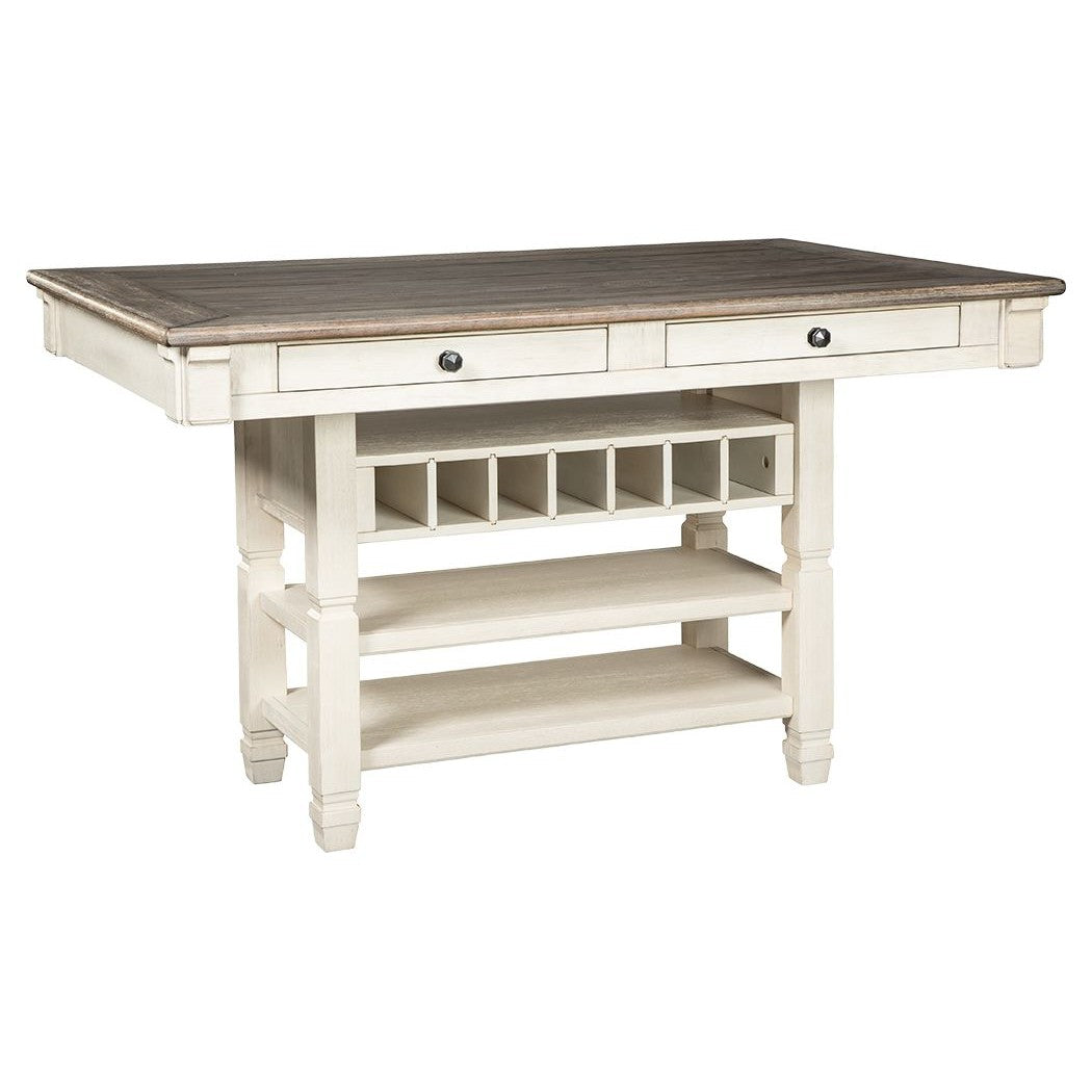 Bolanburg - Beige - Rectangular Dining Room Counter Table