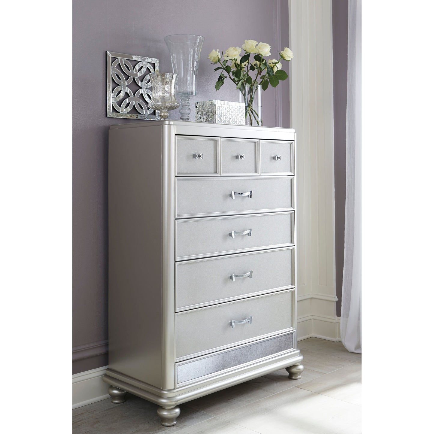CORALAYNE CHEST - SILVER
