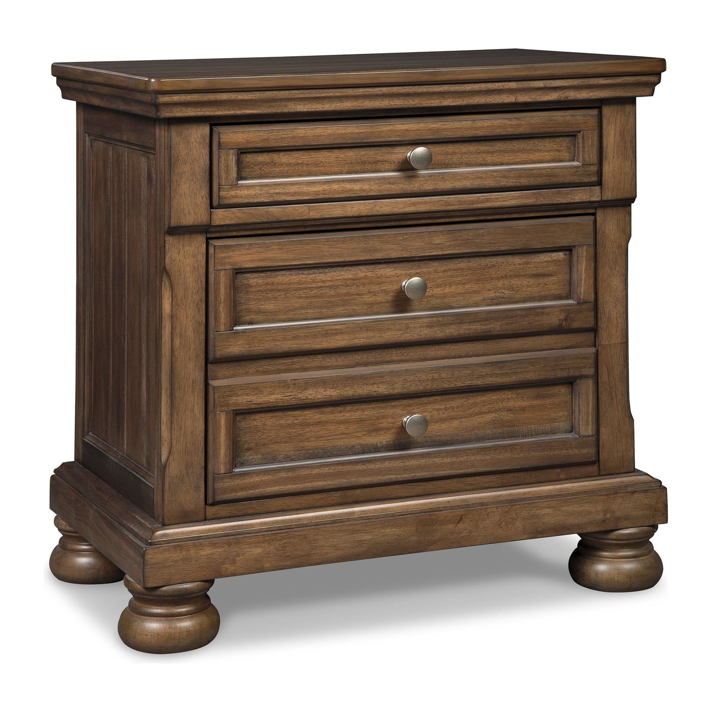 FLYNNTER NIGHTSTAND - MEDIUM BROWN