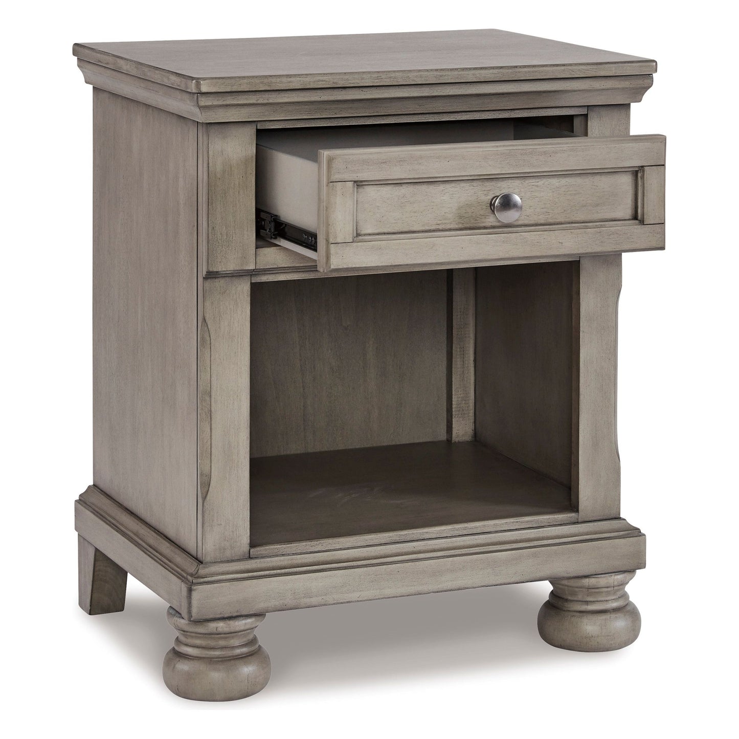 LETTNER NIGHT STAND - LIGHT GRAY