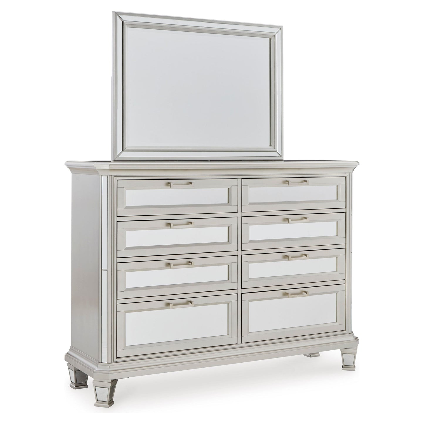 LINDENFIELD DRESSER / MIRROR - SILVER
