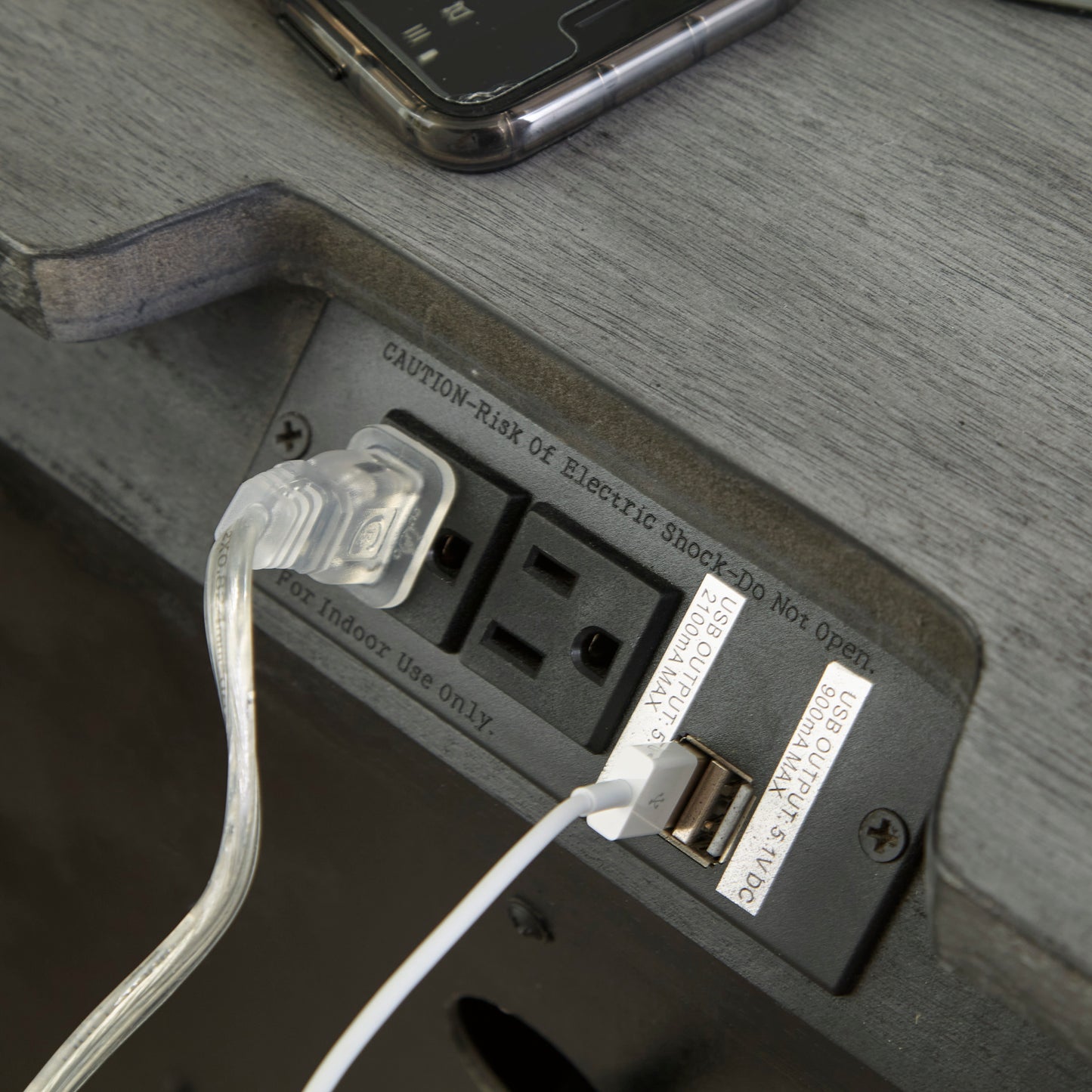 RUSSELYN NIGHTSTAND - GRAY