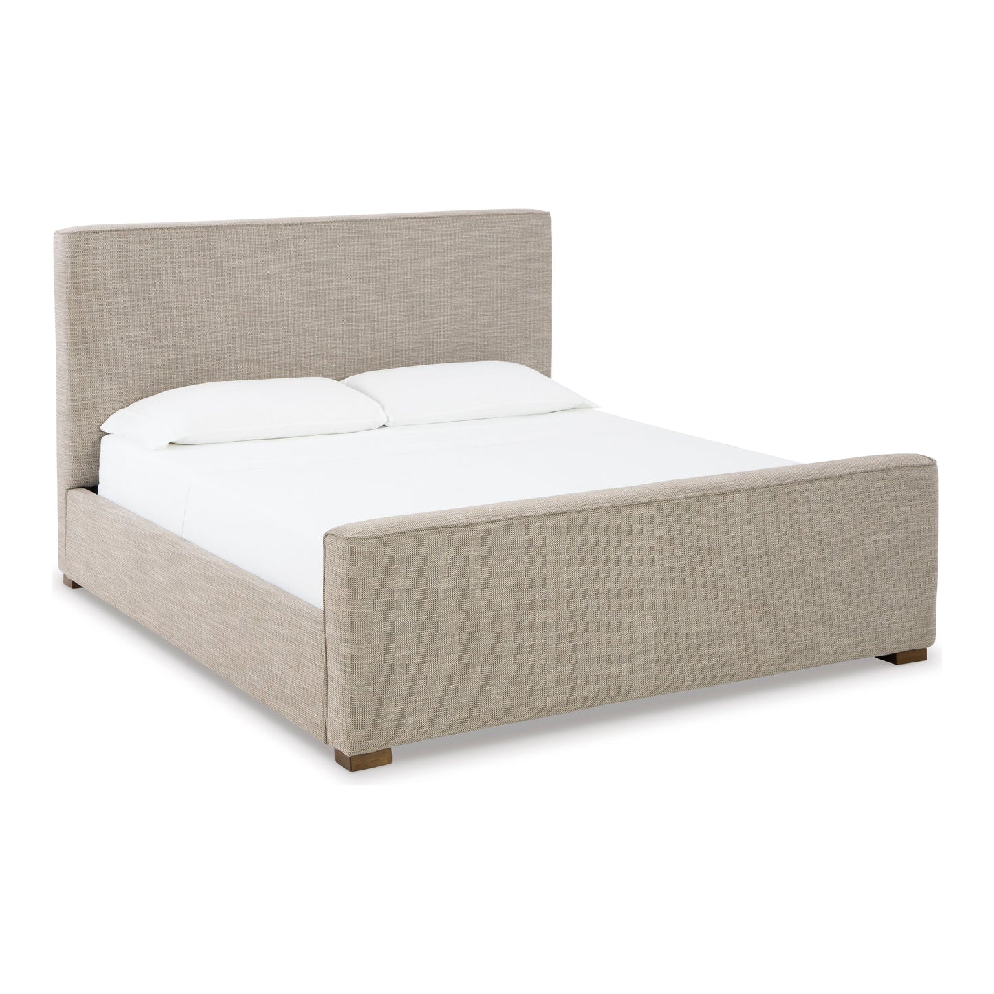 DAKMORE UPHOLSTERED BED - BROWN