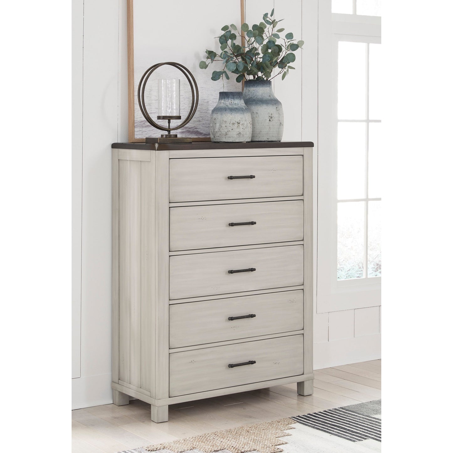 DARBORN CHEST - GRAY / BROWN