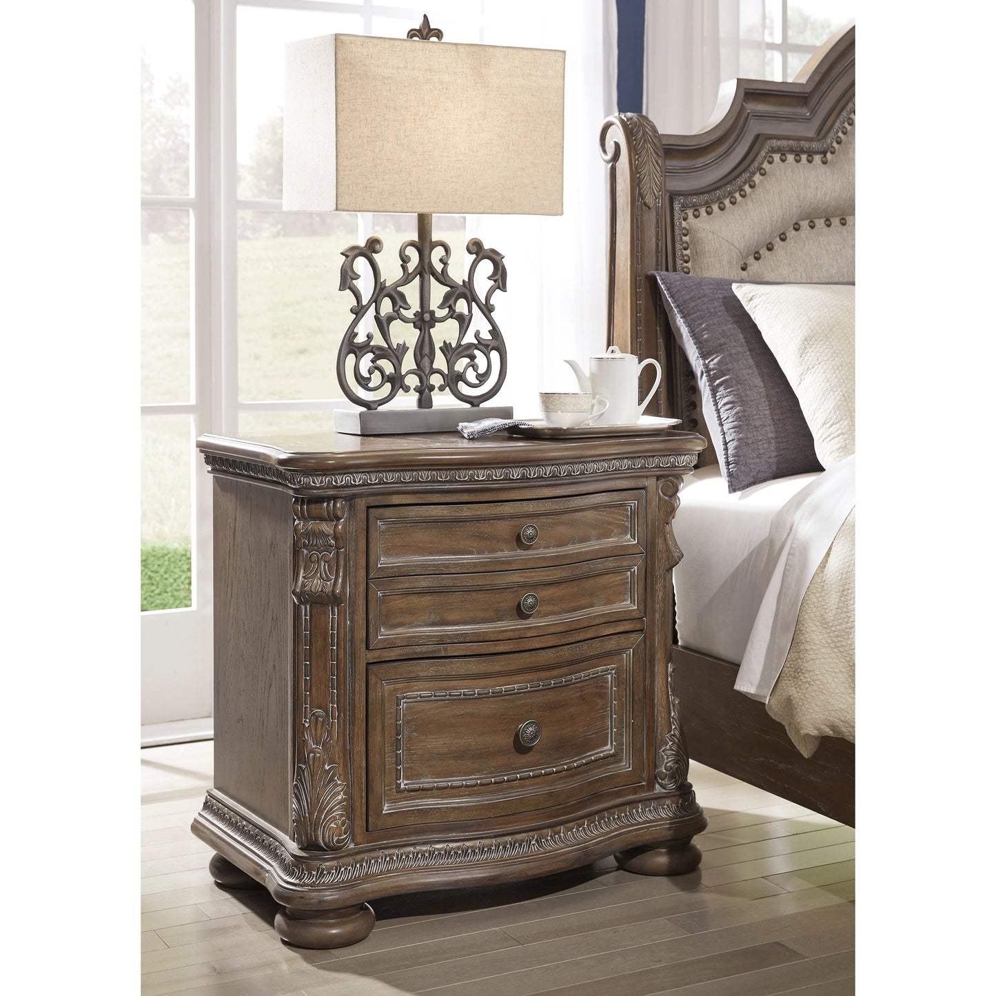 CHARMOND NIGHTSTAND - BROWN
