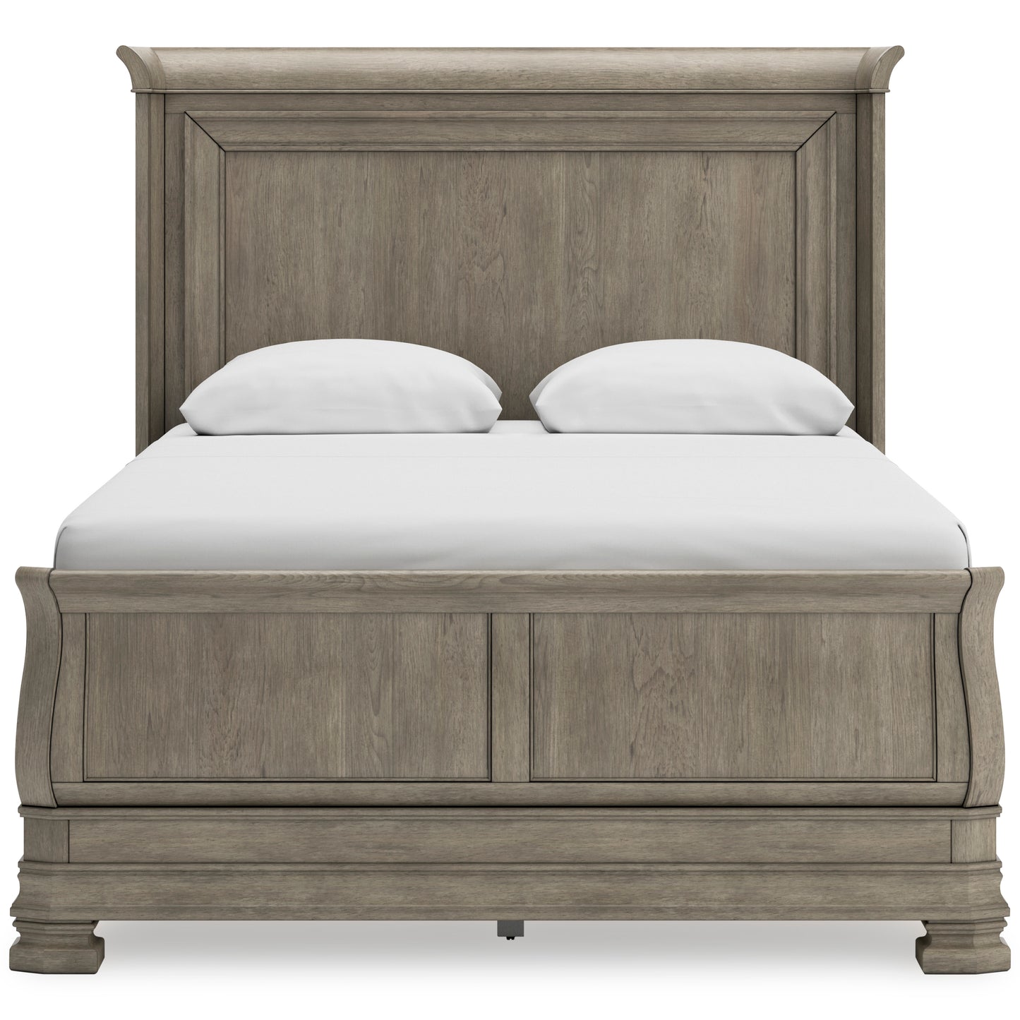 LEXORNE SLEIGH BED - GRAY