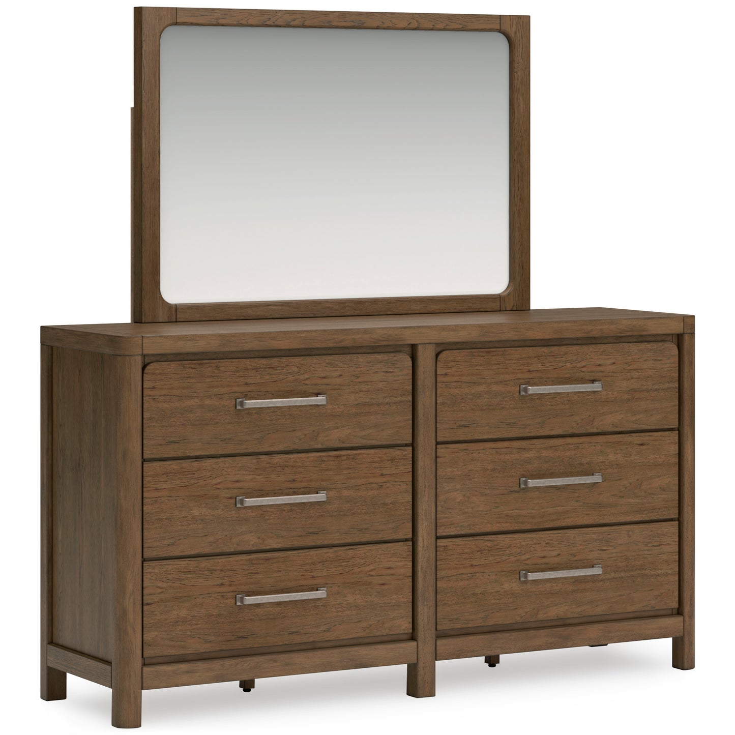 CABALYNN DRESSER / MIRROR - LIGHT BROWN