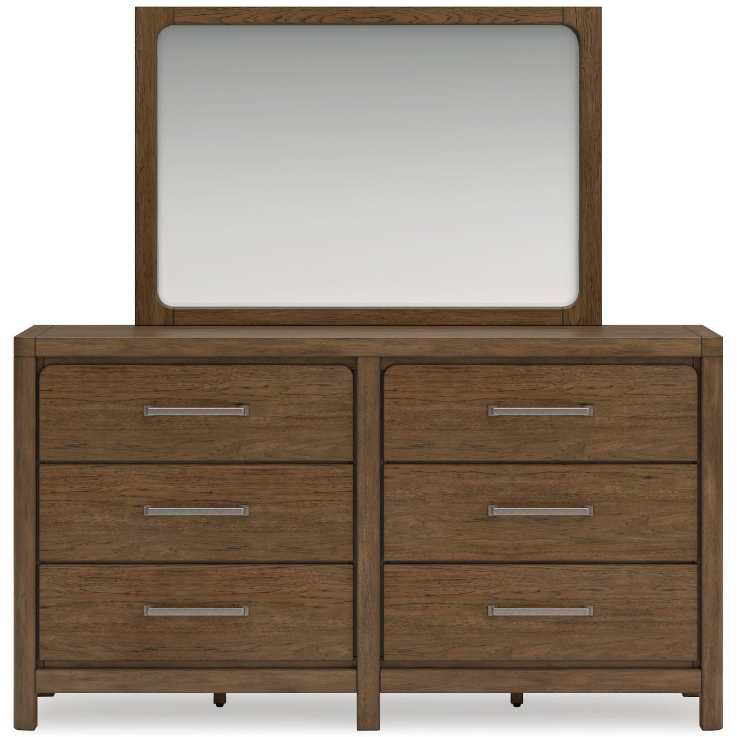 CABALYNN DRESSER / MIRROR - LIGHT BROWN