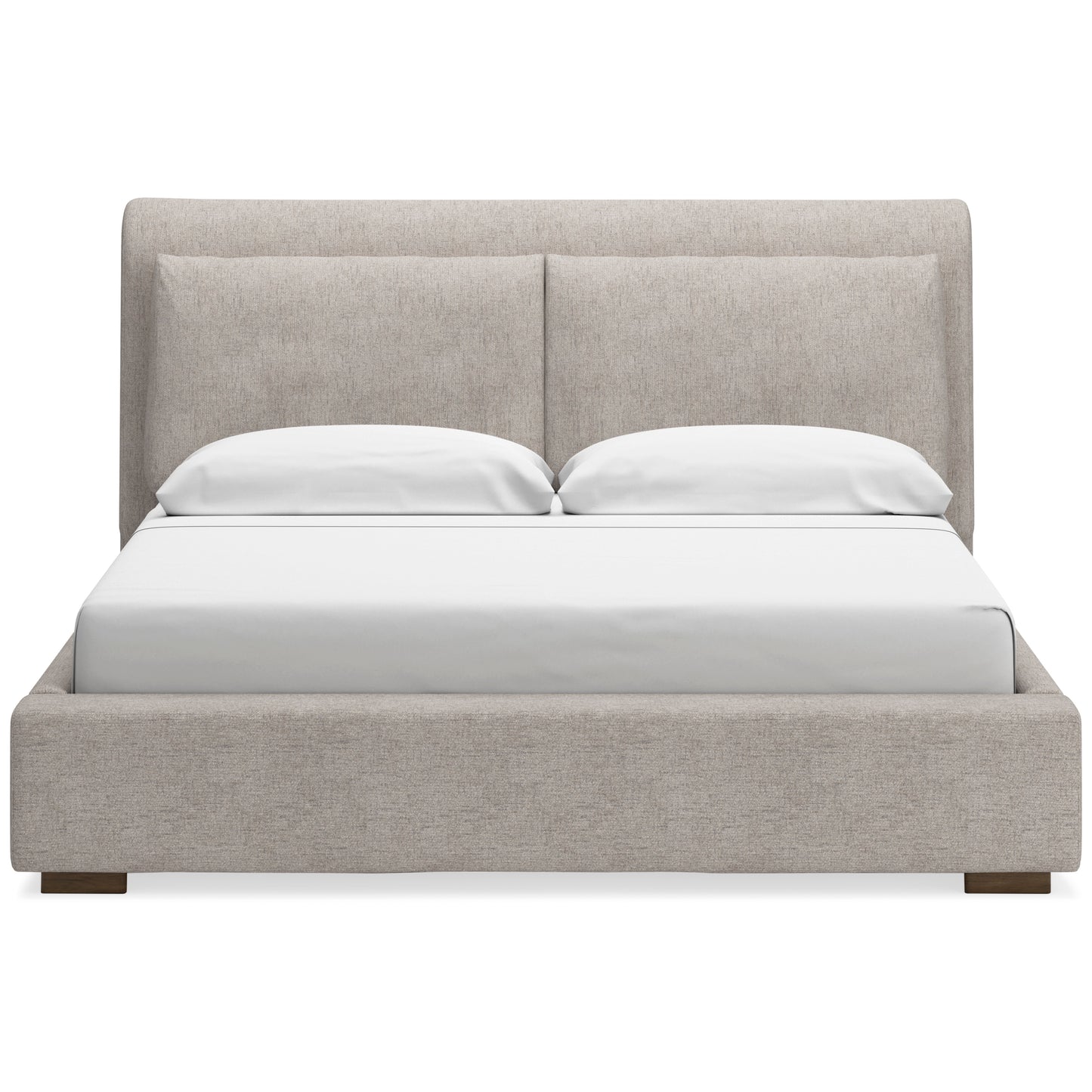 CABALYNN UPHOLSTERED BED - LIGHT BROWN