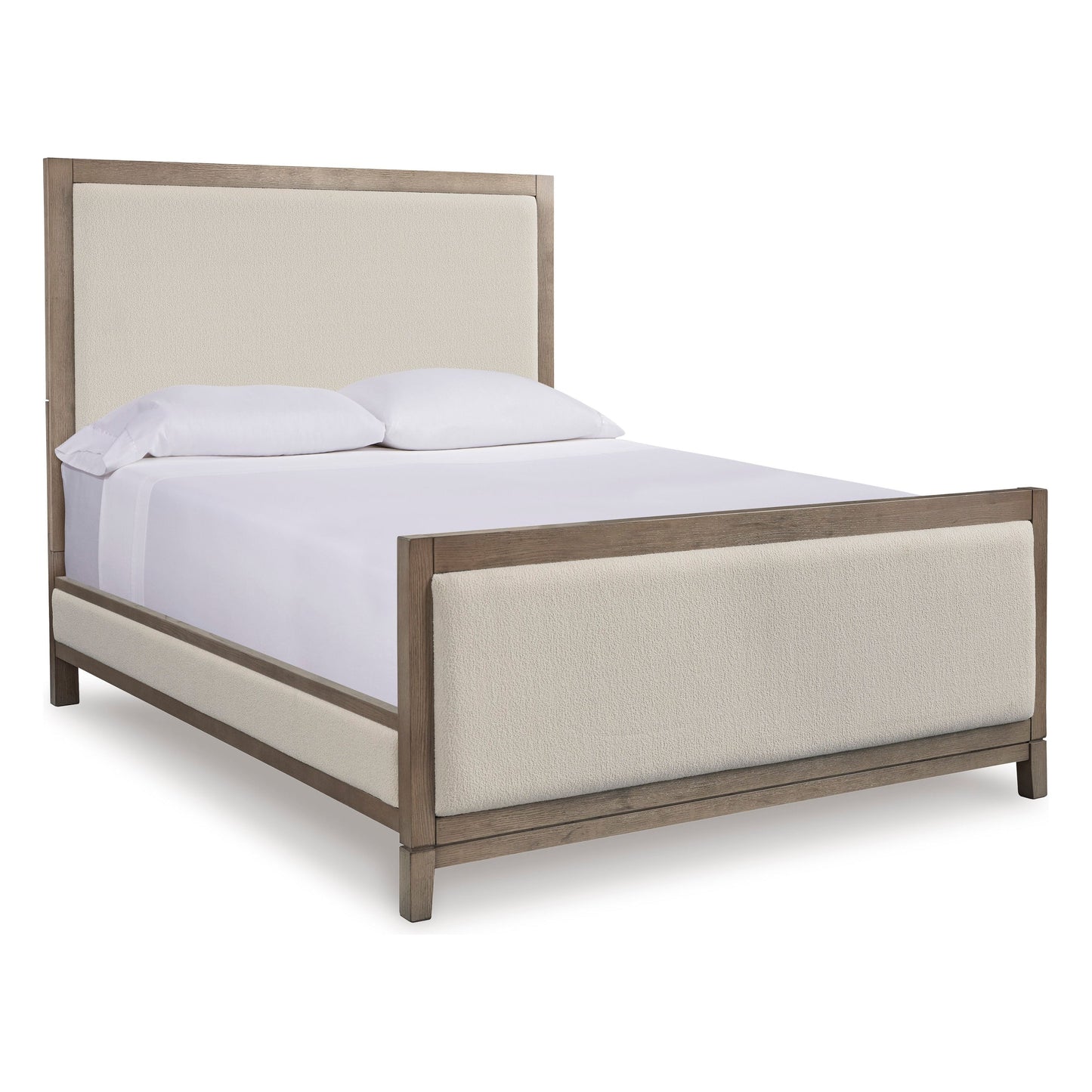 CHRESTNER UPHOLSTERED BED - GRAY