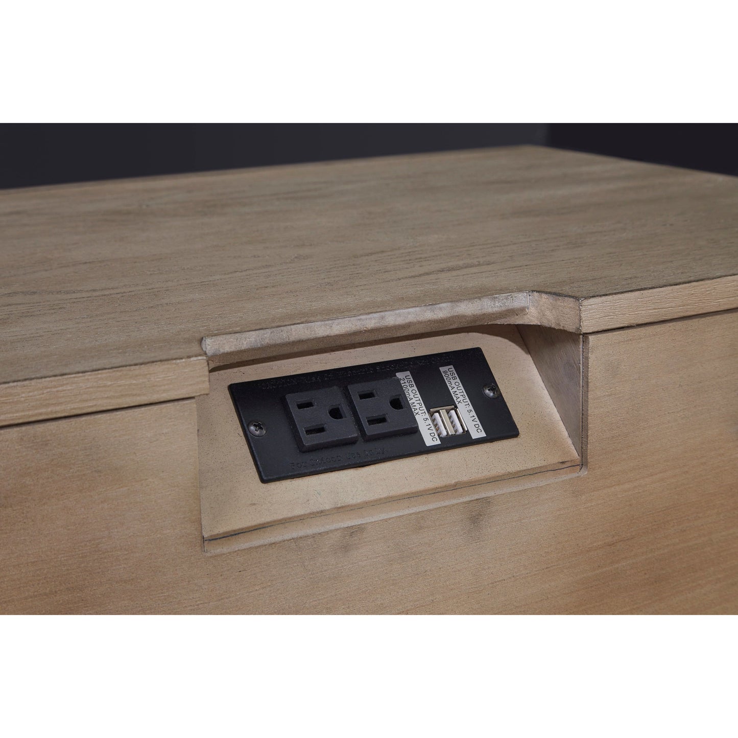 CHRESTNER NIGHTSTAND - GRAY