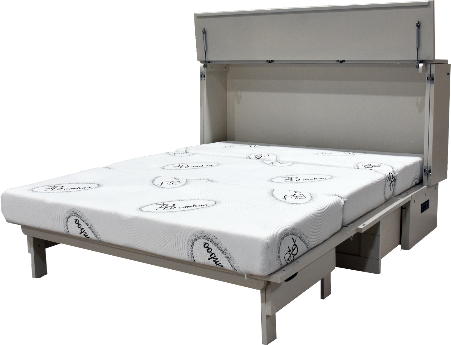 AZTEC CABINET BED - ALABSTER