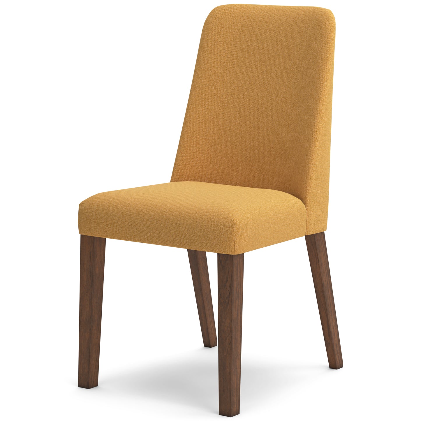 LYNCOTT DINING CHAIR - MUSTARD/ BROWN