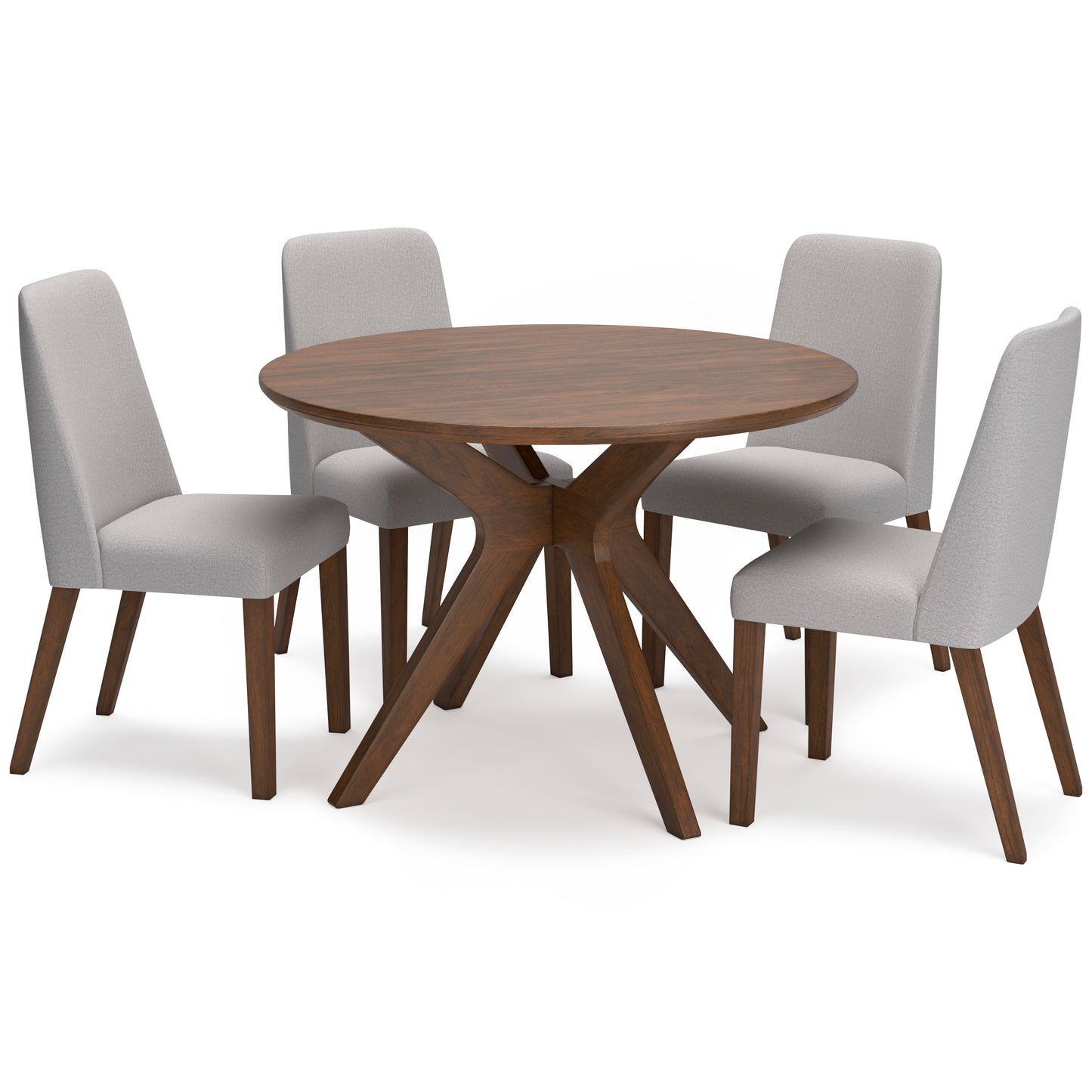 LYNCOTT DINING SET - 4 CHAIRS & TABLE