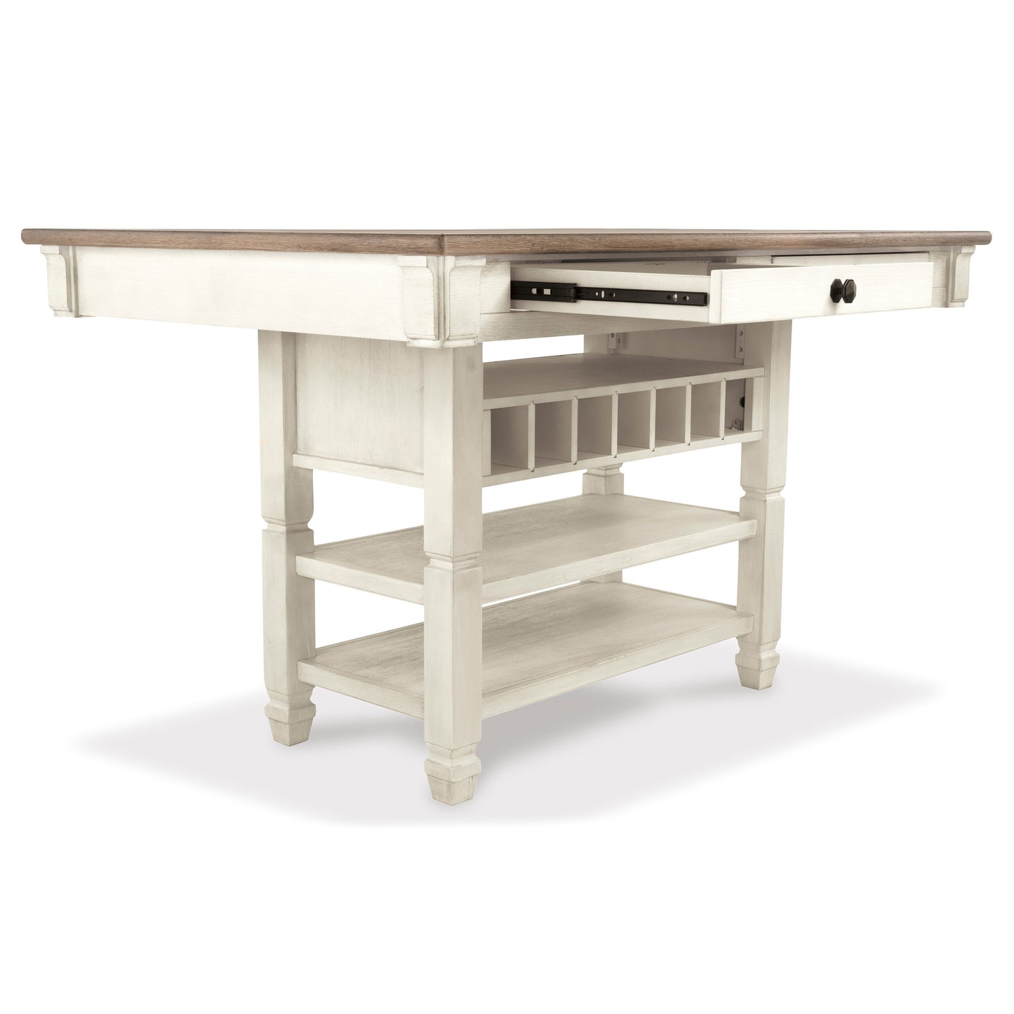 BOLANBURG COUNTER HEIGHT DINING TABLE - TWO-TONE
